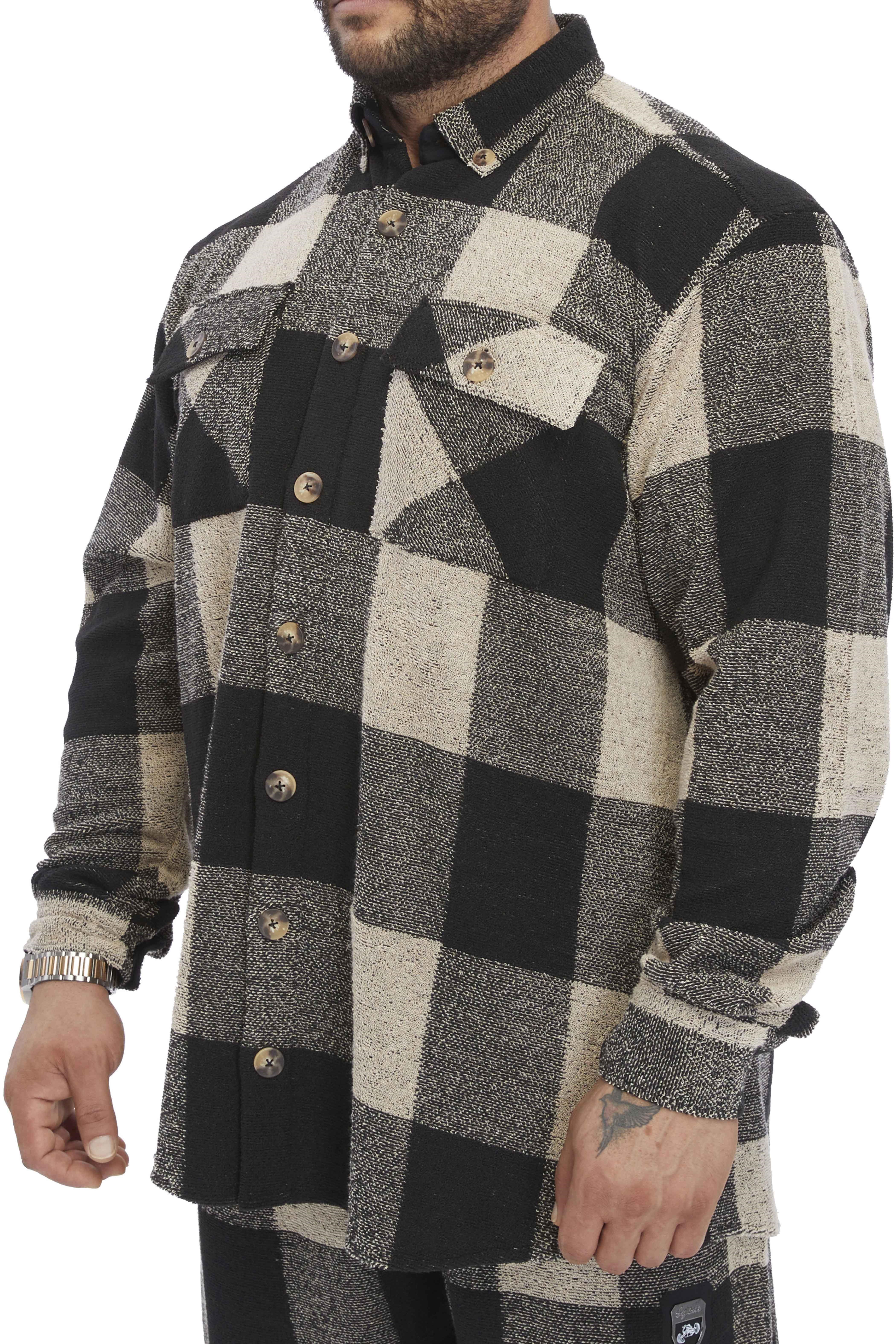 Erkek Oversize Havlu Gömlek, Kışlık Oduncu Gömleği BGSM 5058