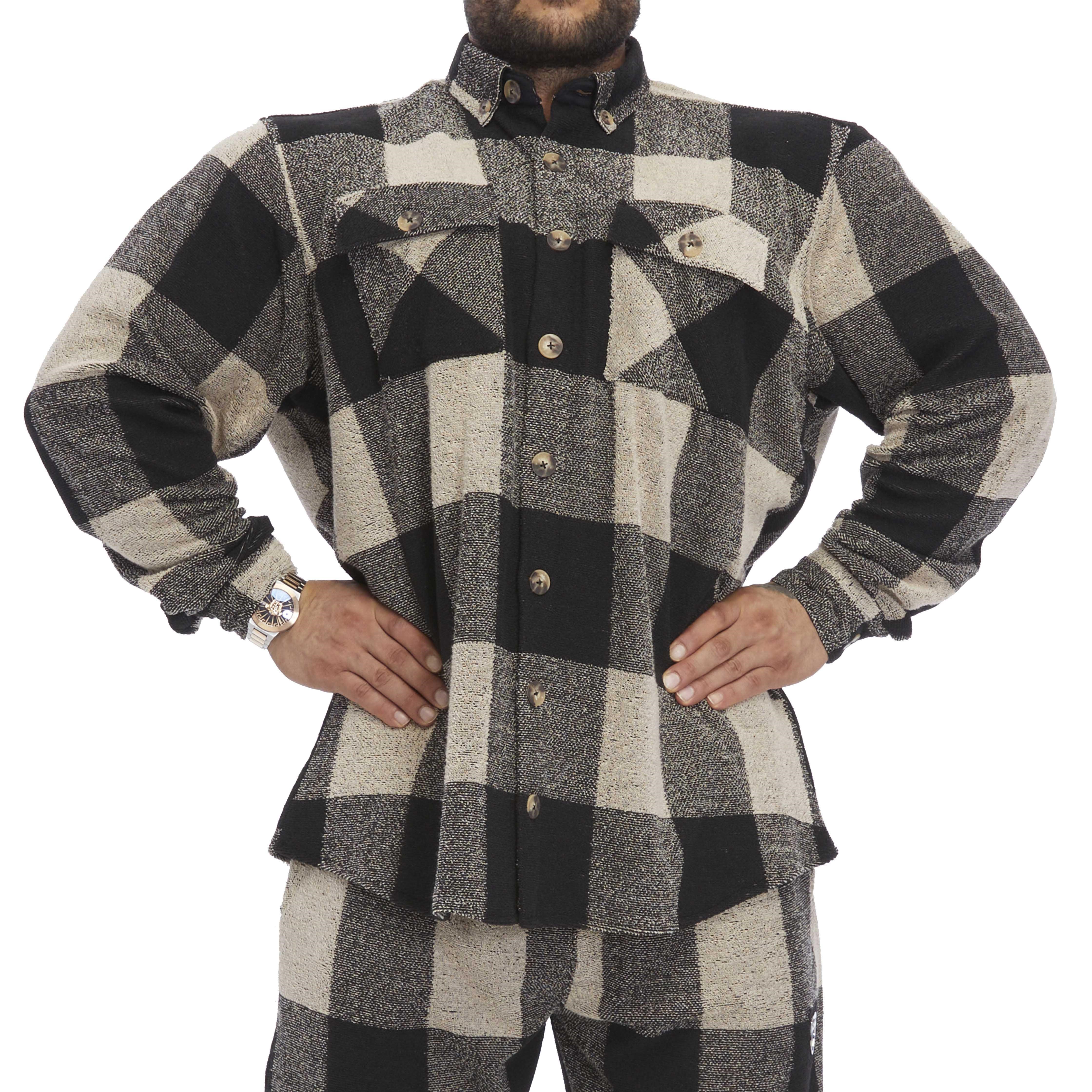Erkek Oversize Havlu Gömlek, Kışlık Oduncu Gömleği BGSM 5058