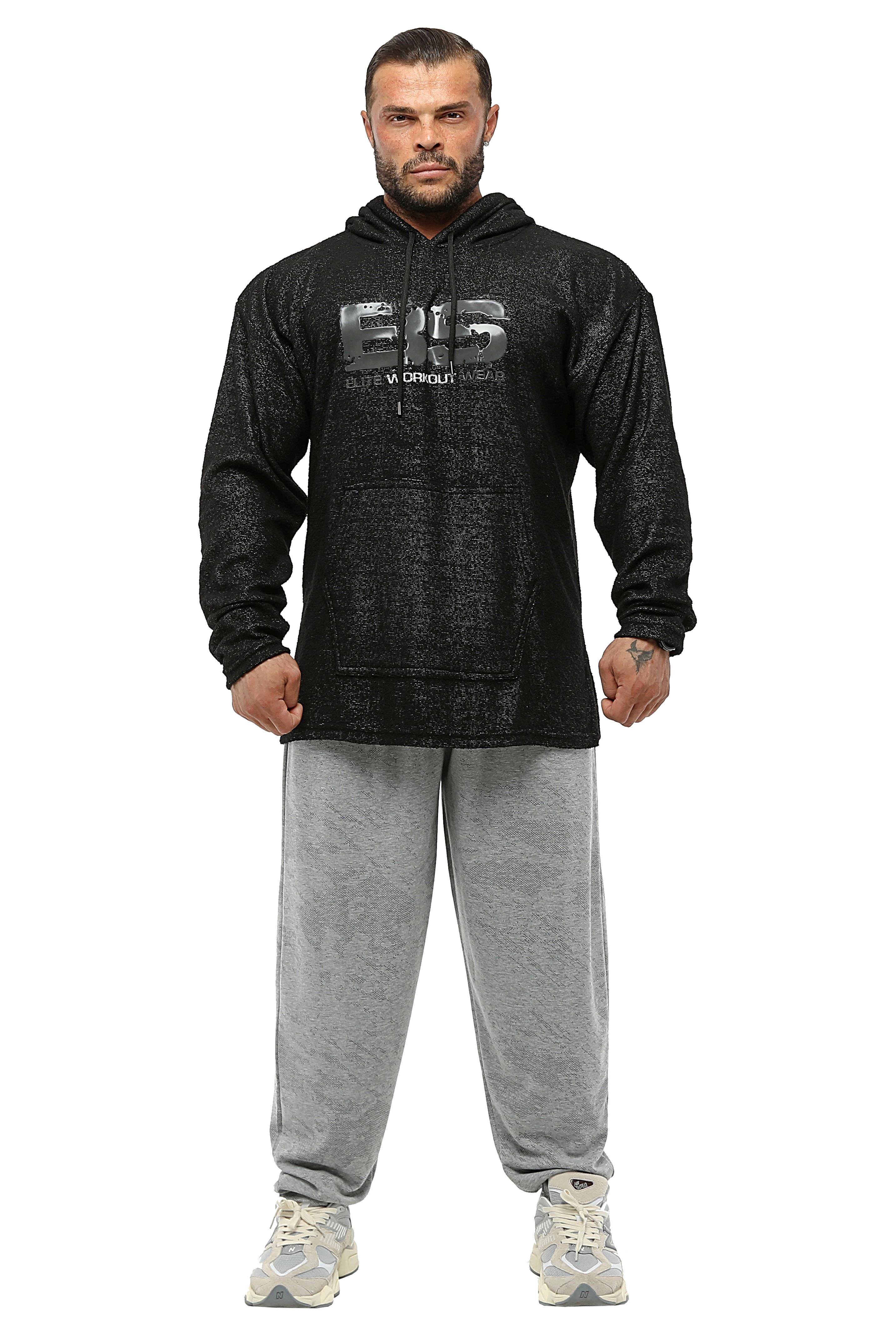 Erkek Oversize Havlu Kapüşonlu Ön Cepli Sweatshirt Big Sam 4719