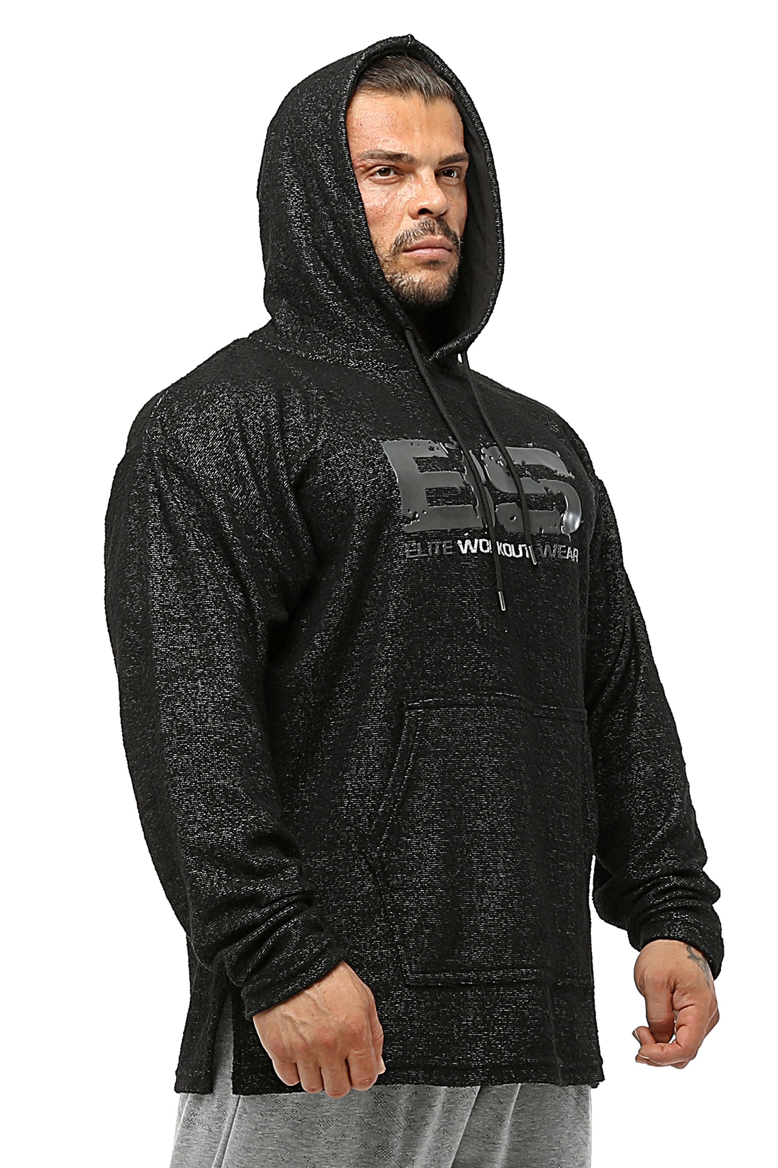 Erkek Oversize Havlu Kapüşonlu Ön Cepli Sweatshirt Big Sam 4719