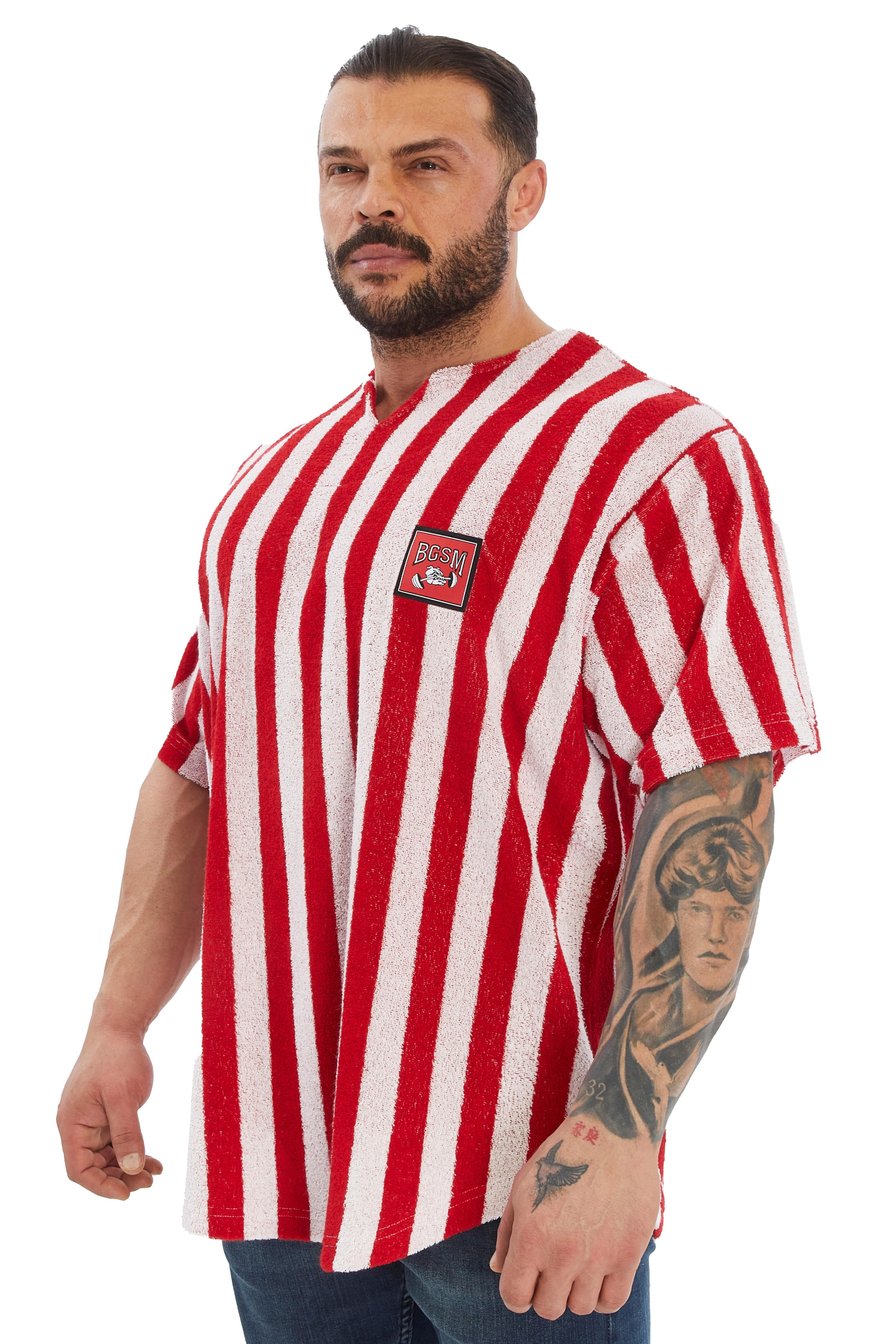Erkek Oversize Havlu T-shirt Gym Rag Top BGSM 3378