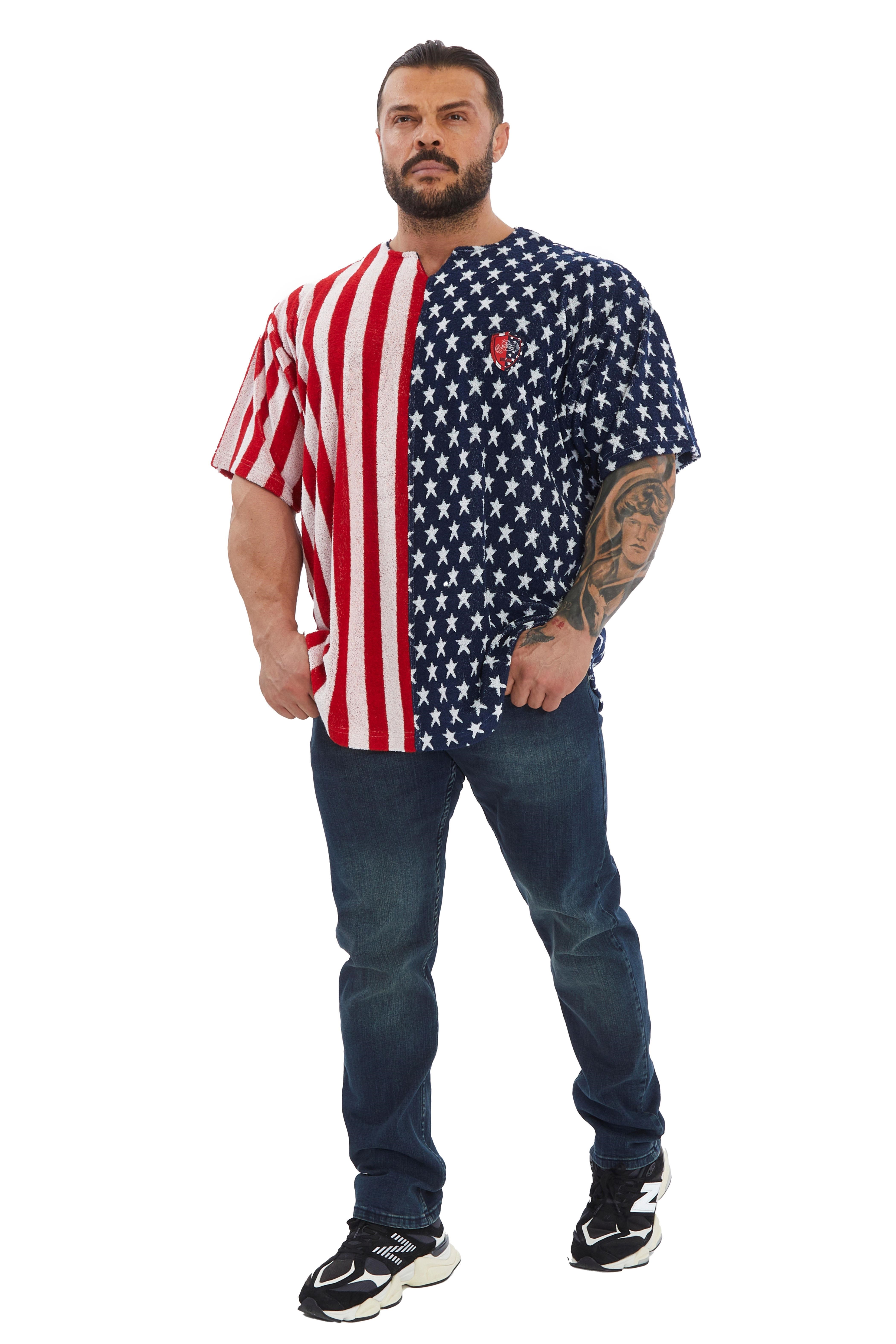 Erkek Oversize Havlu T-shirt Gym Rag Top BGSM 3378