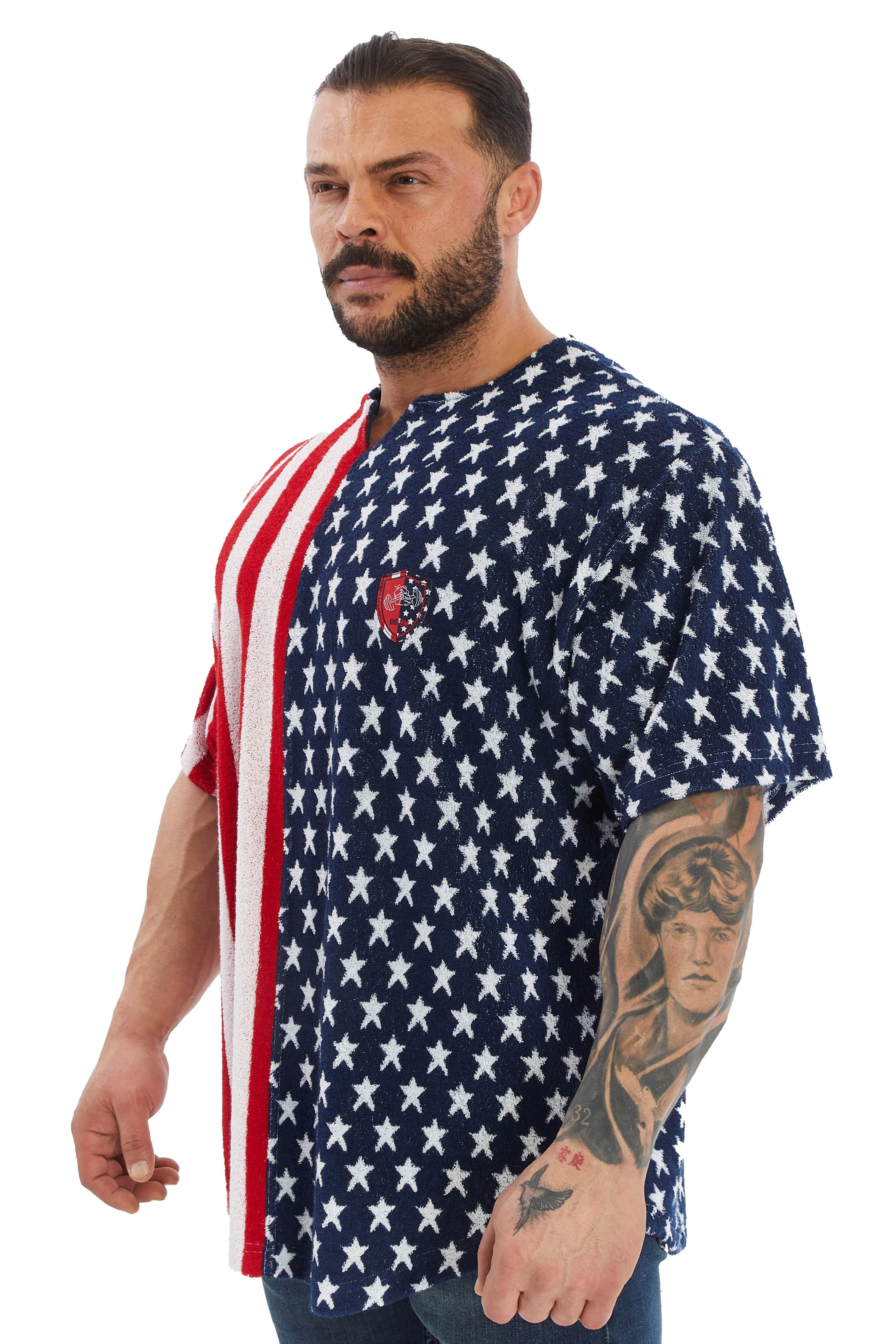 Erkek Oversize Havlu T-shirt Gym Rag Top BGSM 3378