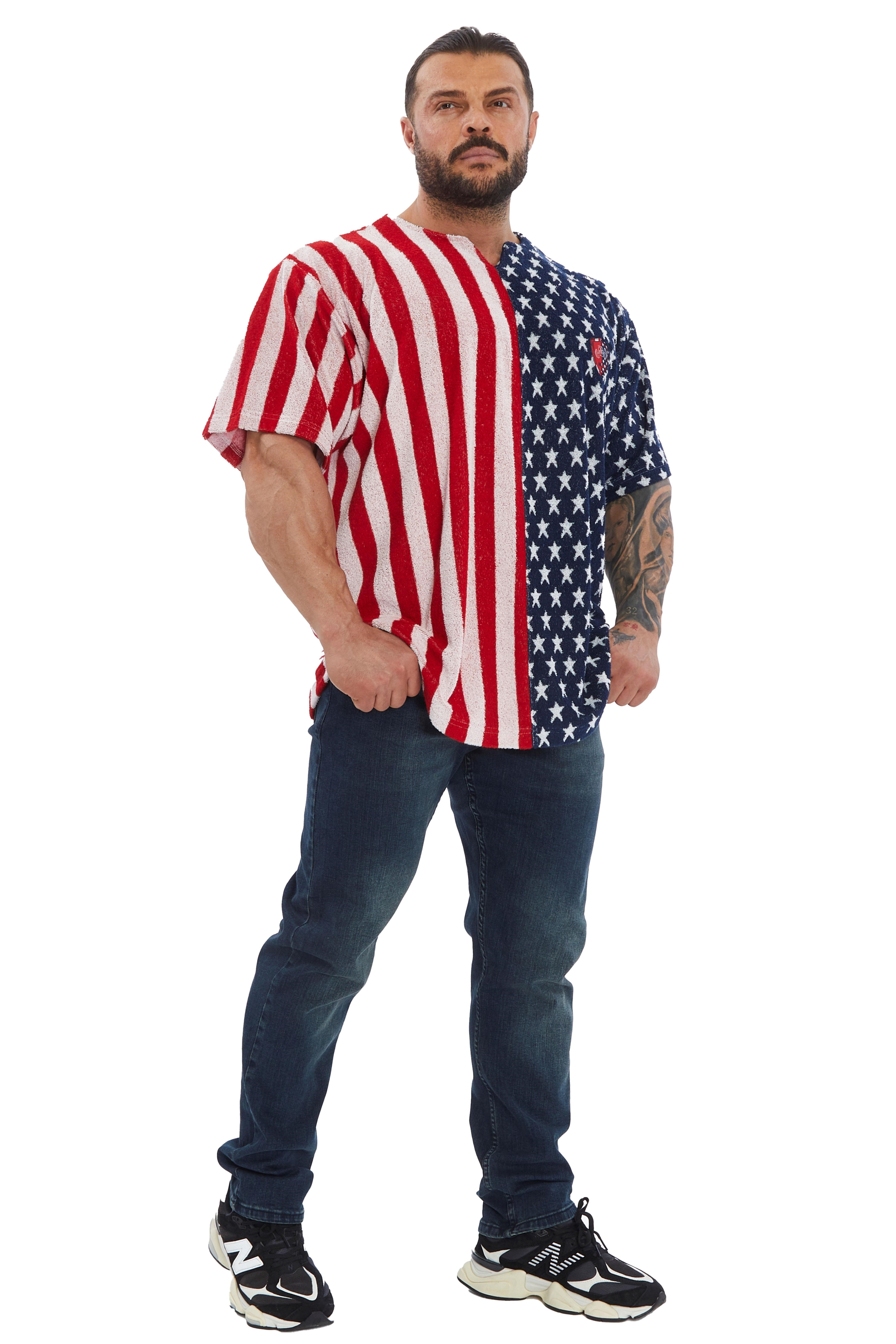 Erkek Oversize Havlu T-shirt Gym Rag Top BGSM 3378