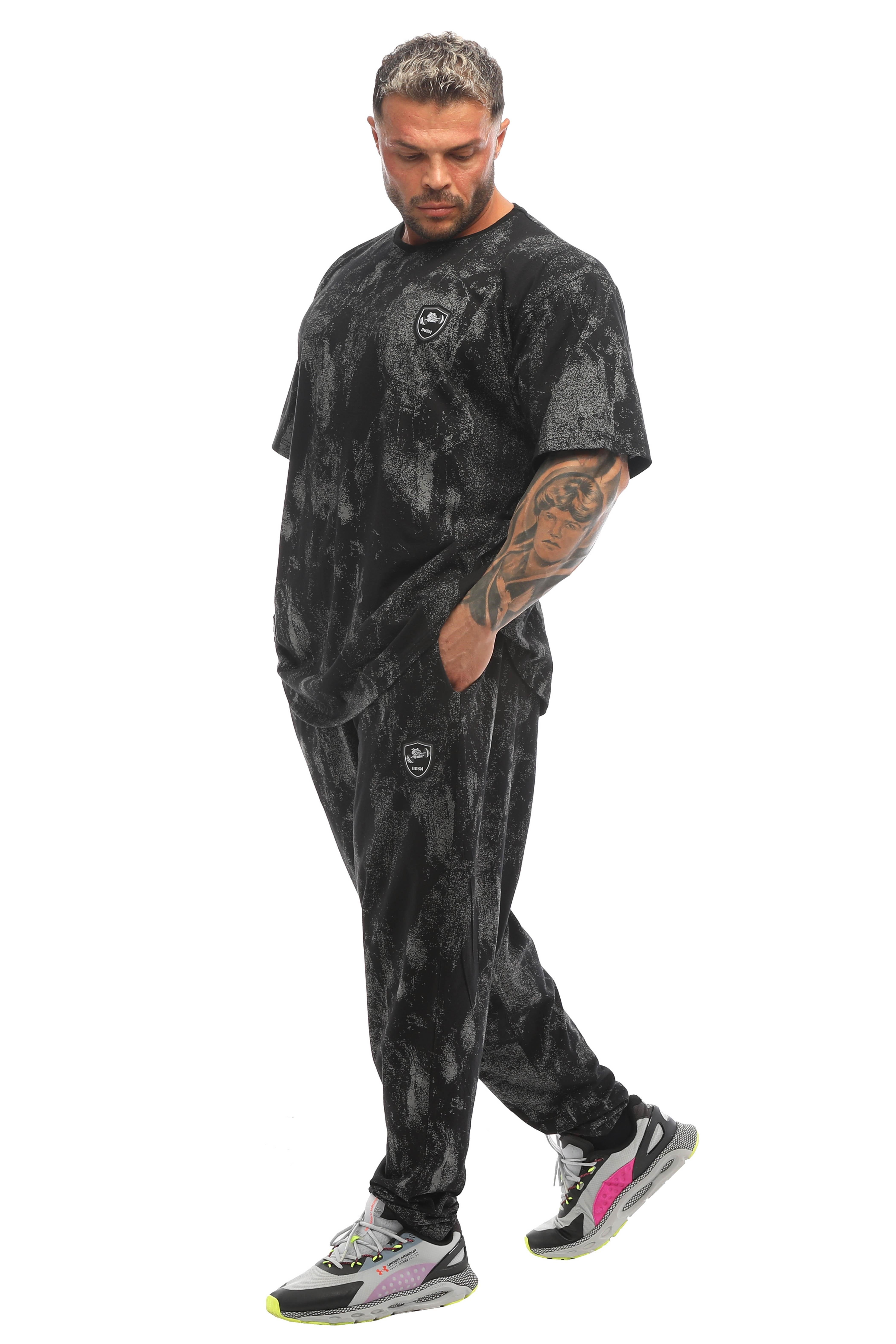 Erkek Oversize İnce Yazlık Tişört %100 Pamuk Gym Rag Top BGSM 3334