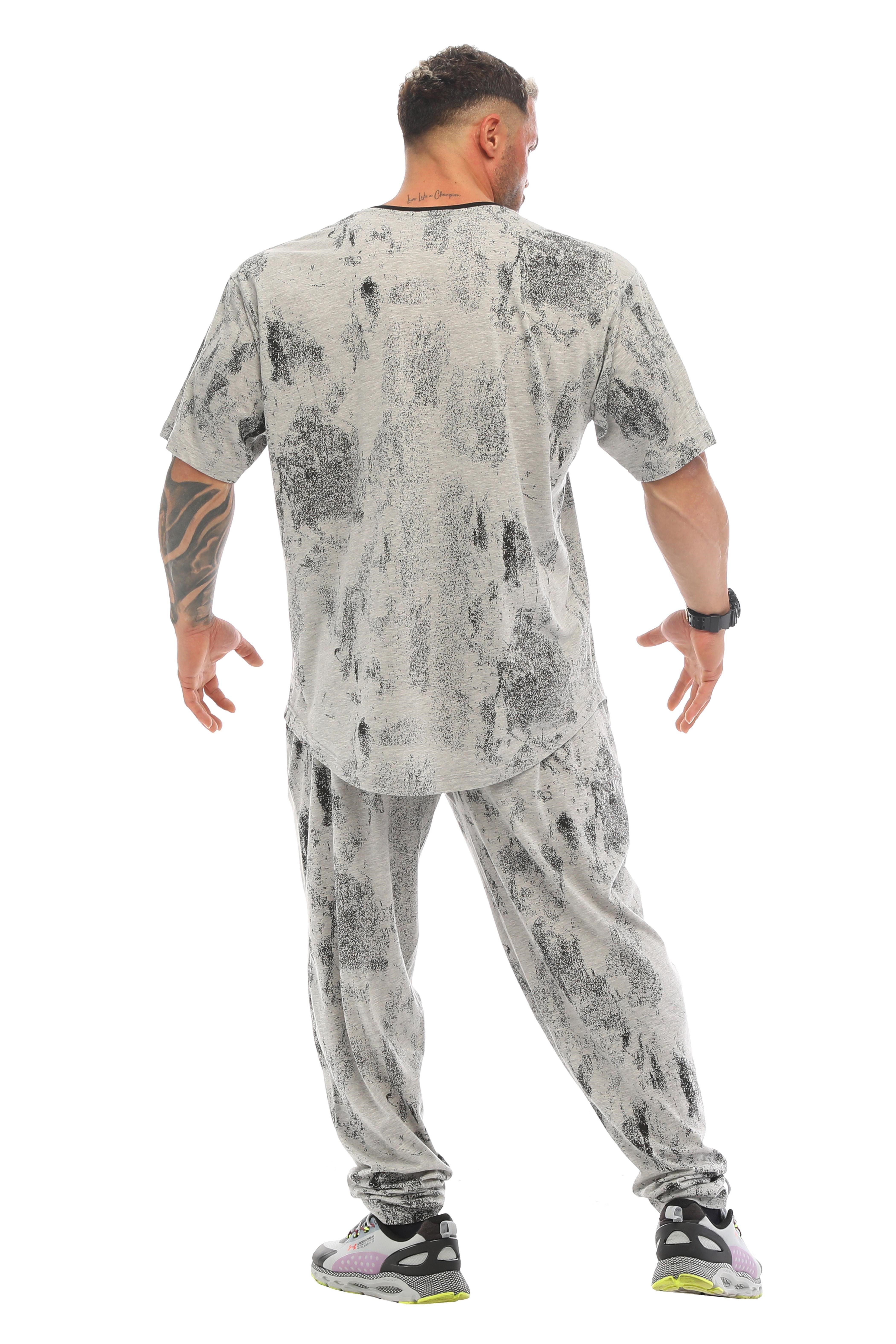 Erkek Oversize İnce Yazlık Tişört %100 Pamuk Gym Rag Top BGSM 3334
