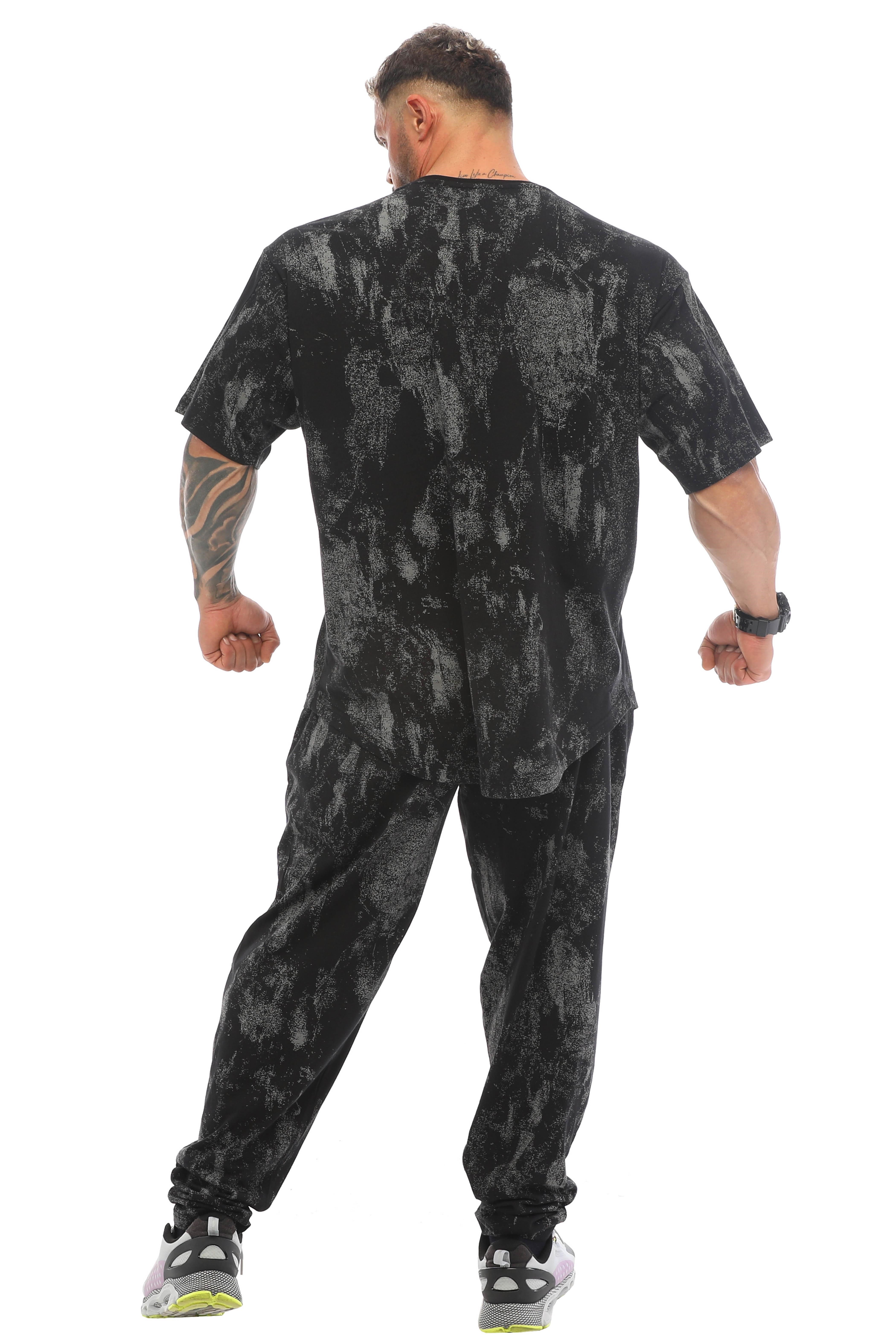 Erkek Oversize İnce Yazlık Tişört %100 Pamuk Gym Rag Top BGSM 3334