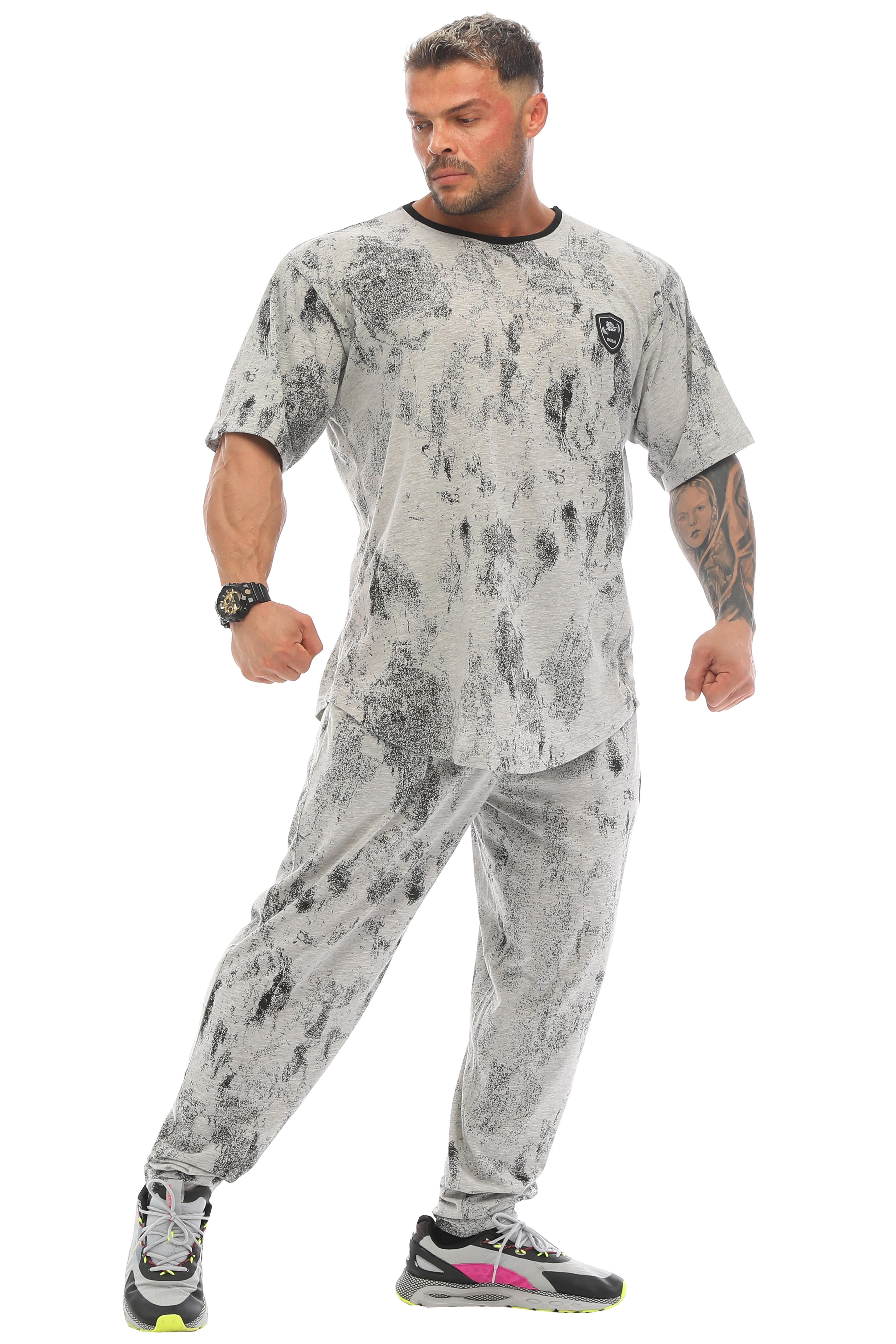 Erkek Oversize İnce Yazlık Tişört %100 Pamuk Gym Rag Top BGSM 3334