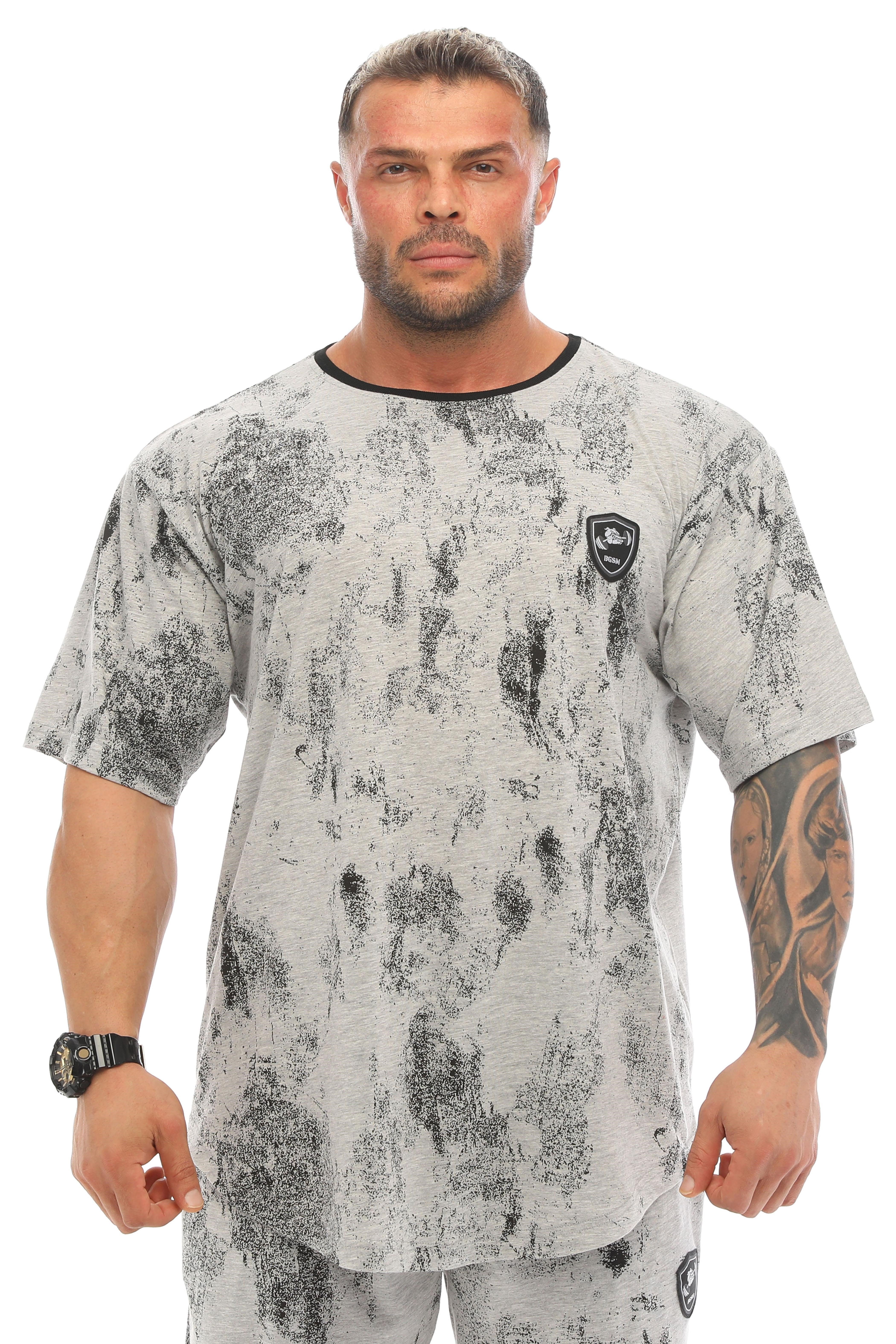 Erkek Oversize İnce Yazlık Tişört %100 Pamuk Gym Rag Top BGSM 3334
