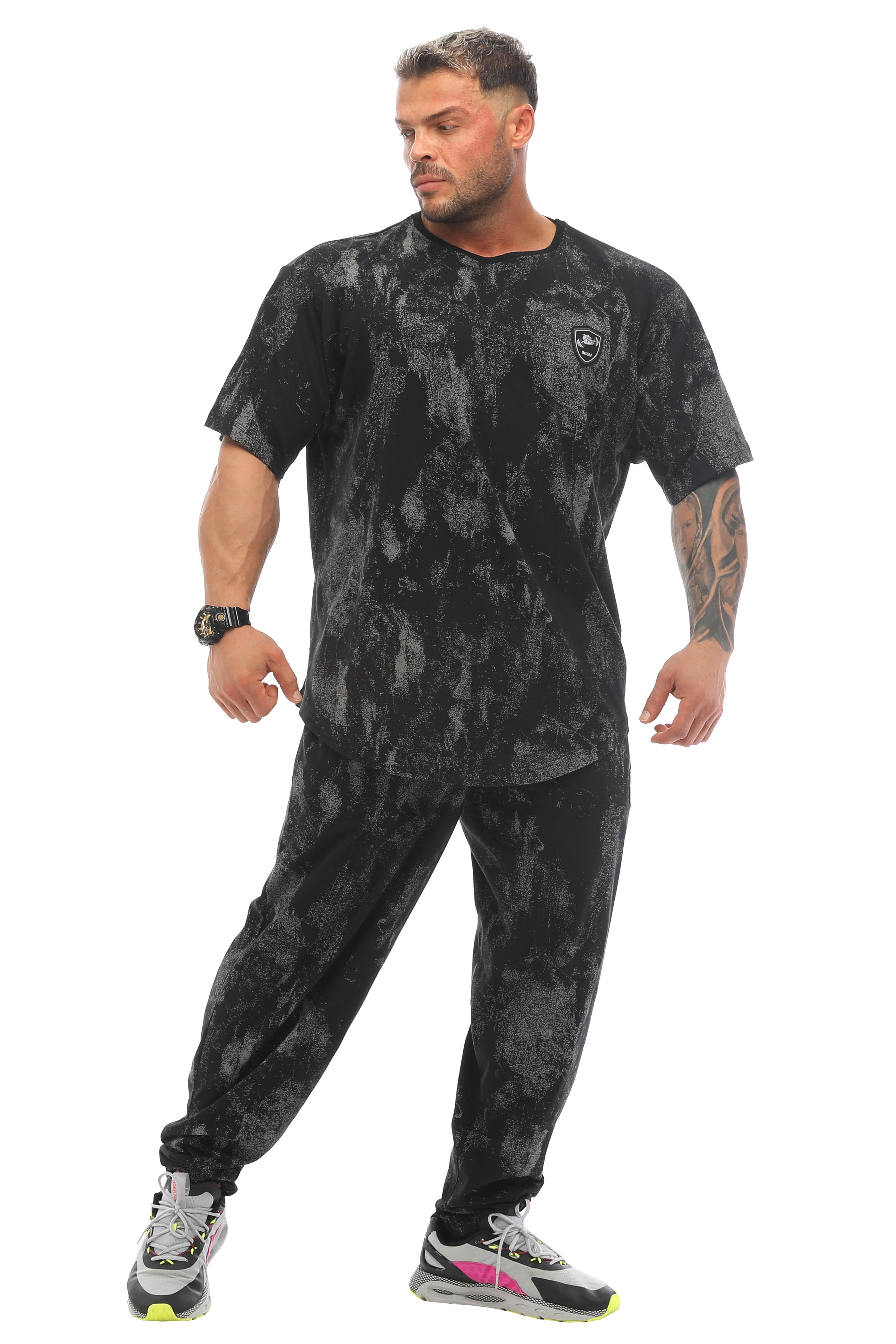 Erkek Oversize İnce Yazlık Tişört %100 Pamuk Gym Rag Top BGSM 3334