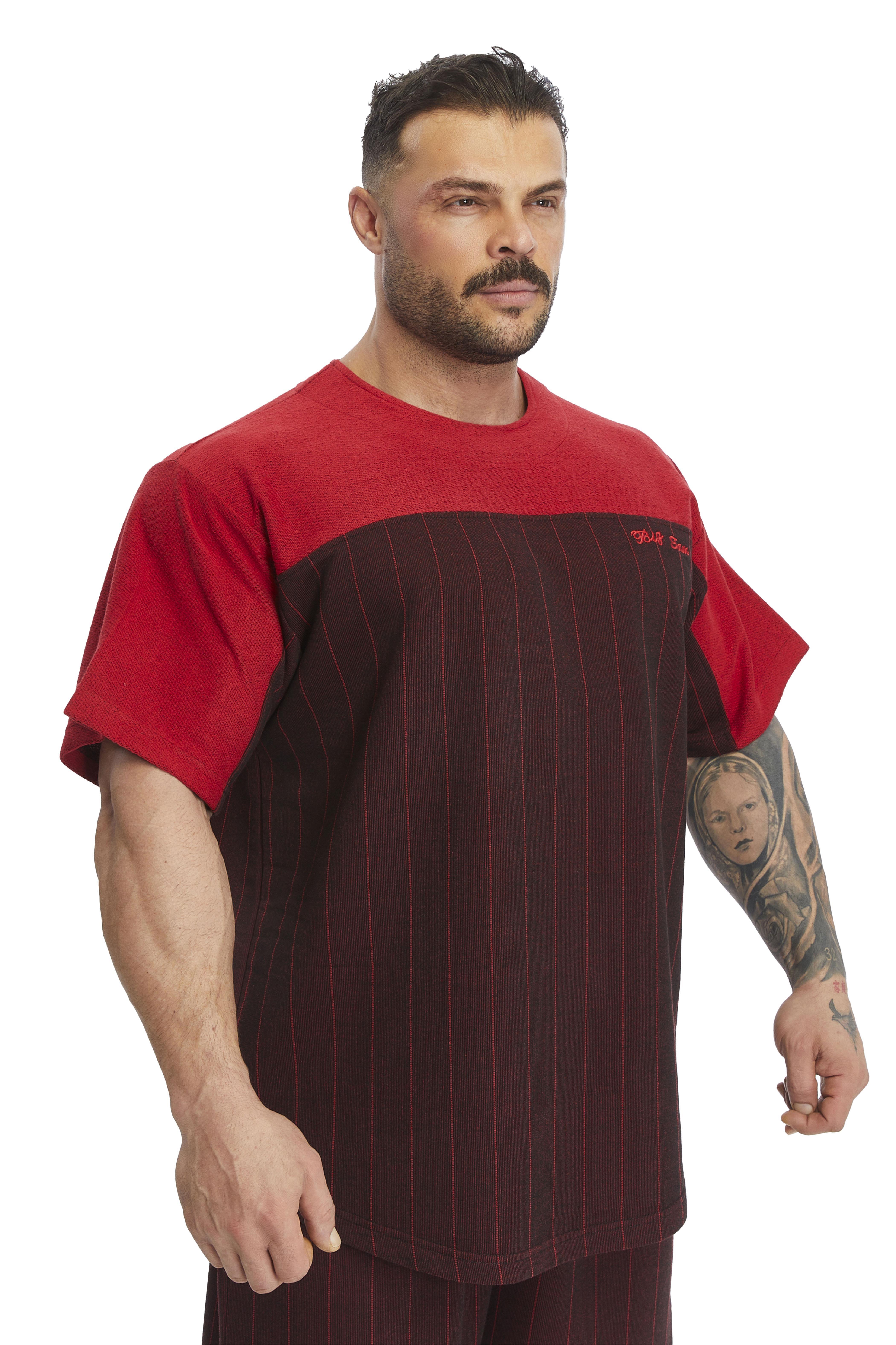 Erkek Oversize Kalın Kumaş Pamuklu T-shirt Big Sam 3370