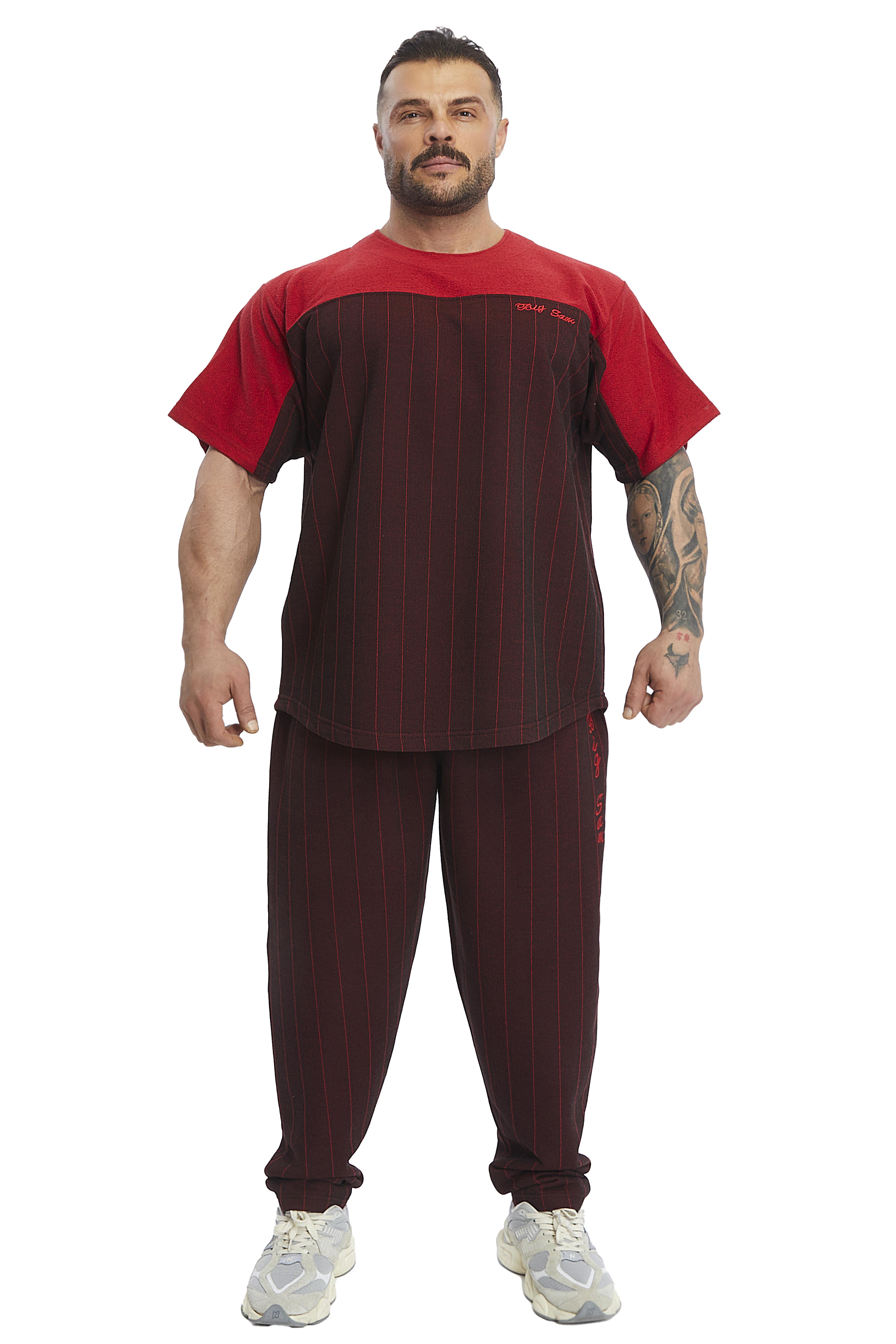 Erkek Oversize Kalın Kumaş Pamuklu T-shirt Big Sam 3370