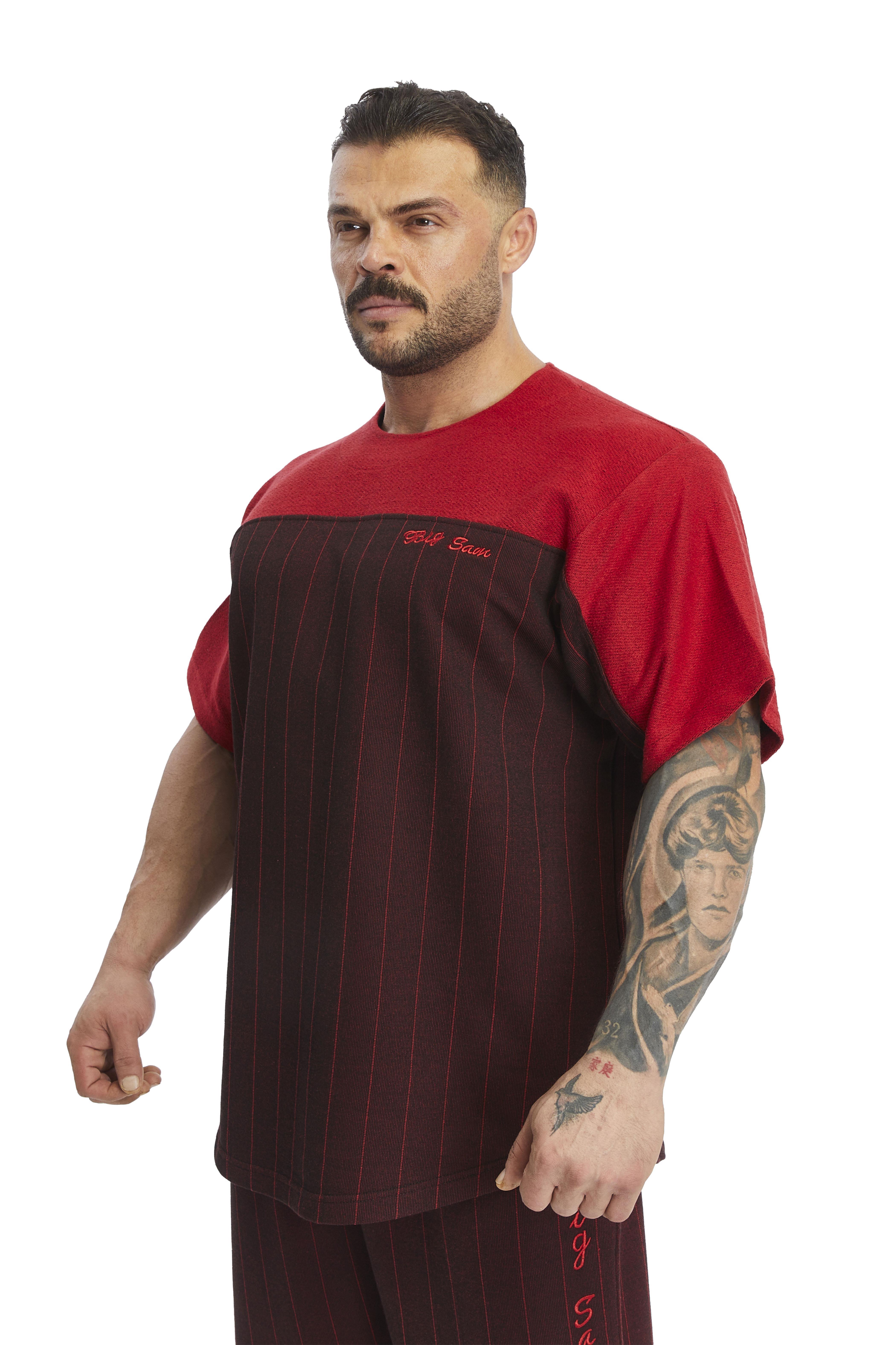 Erkek Oversize Kalın Kumaş Pamuklu T-shirt Big Sam 3370