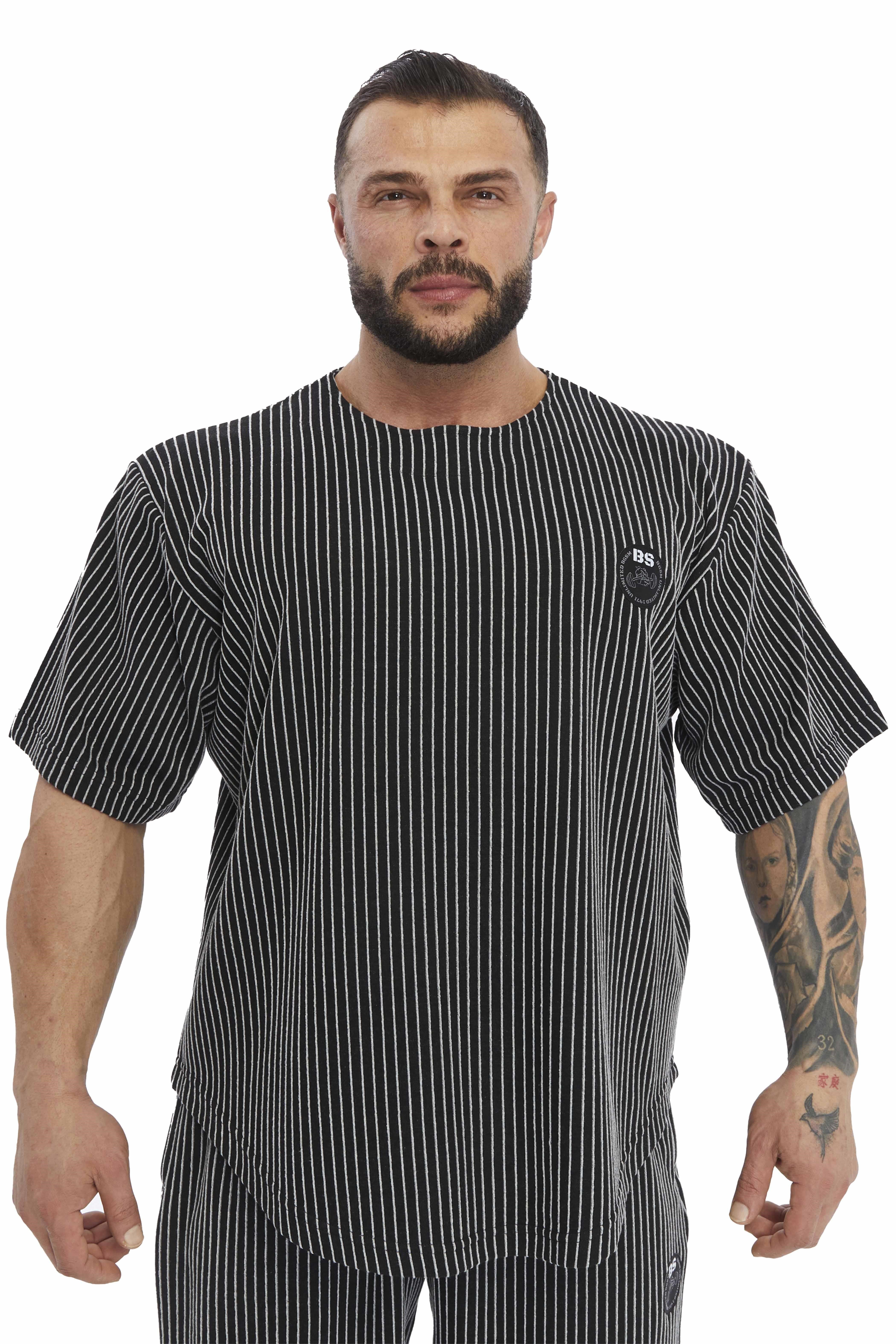 Erkek Oversize Kalın Tişört, Gym Antrenman Üstü BGSM 3355
