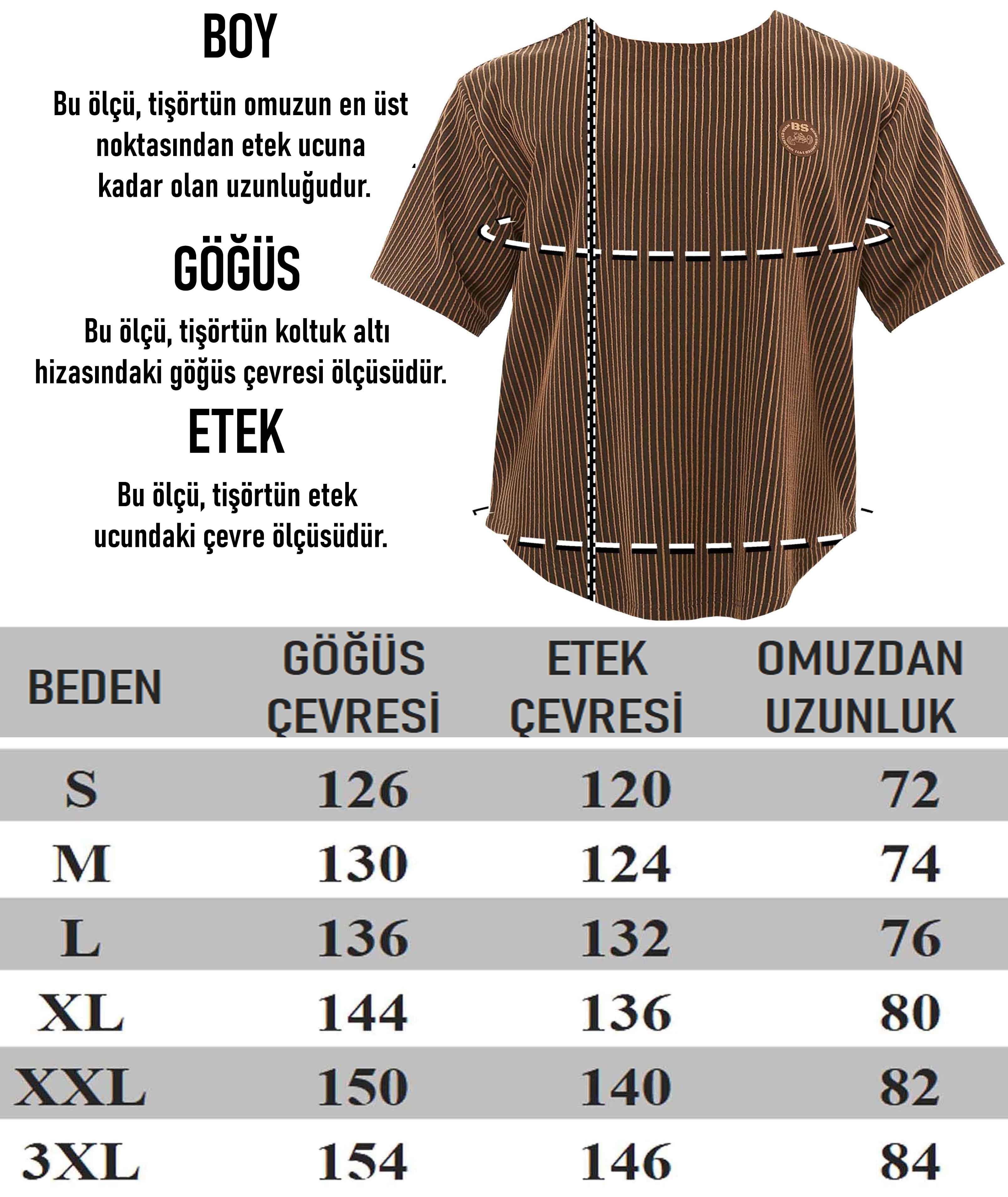 Erkek Oversize Kalın Tişört, Gym Antrenman Üstü BGSM 3355