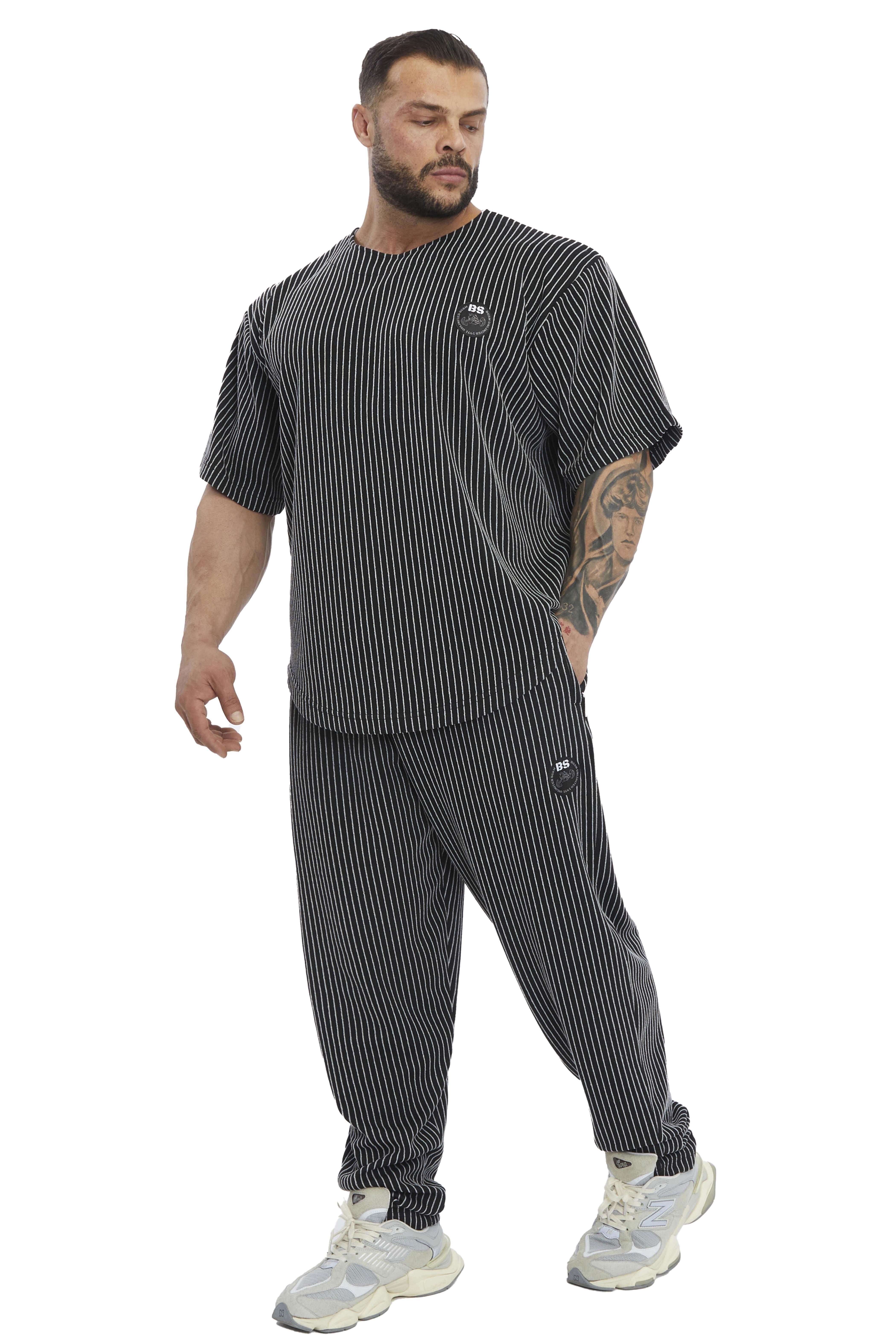 Erkek Oversize Kalın Tişört, Gym Antrenman Üstü BGSM 3355