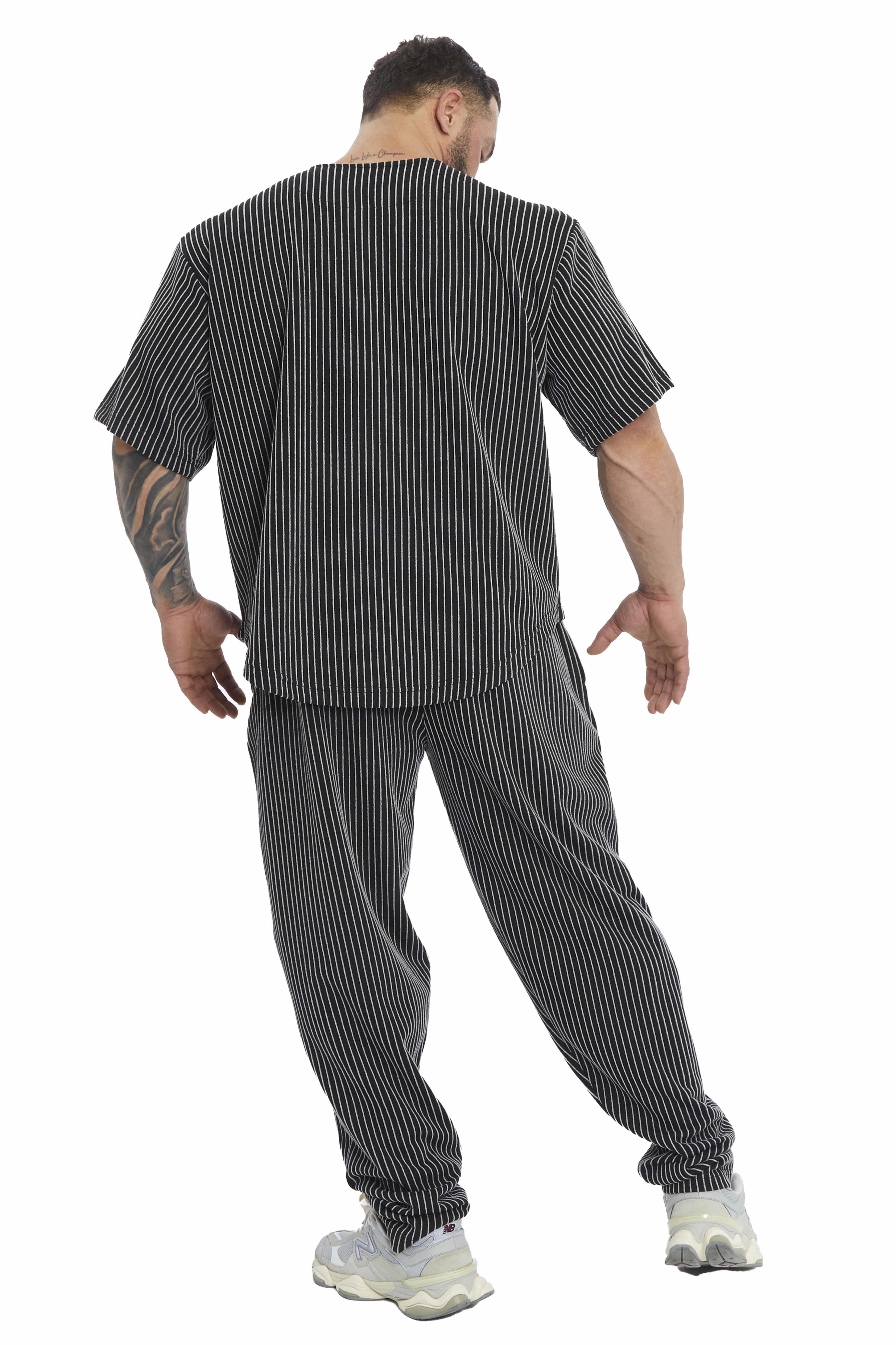 Erkek Oversize Kalın Tişört, Gym Antrenman Üstü BGSM 3355