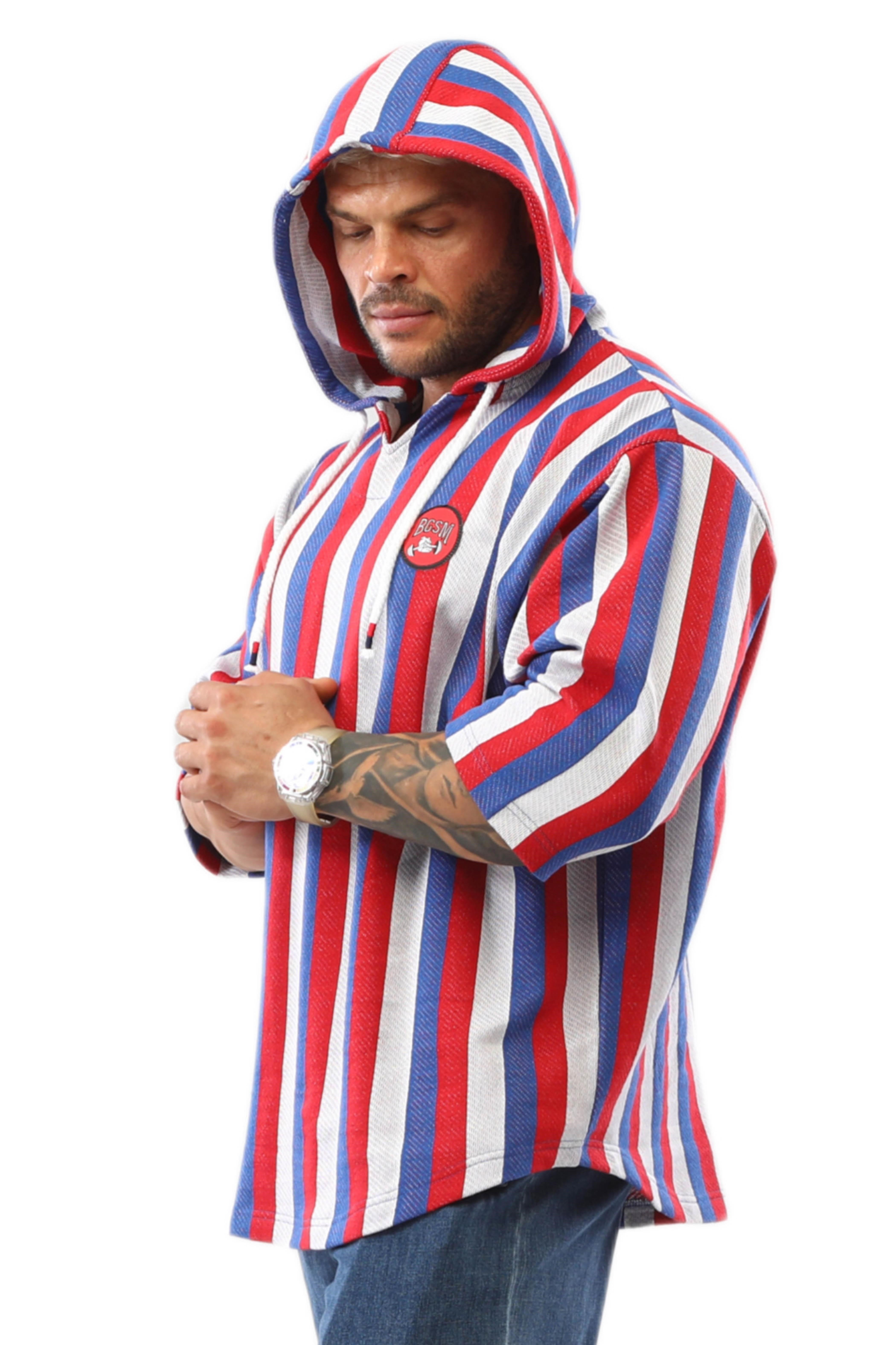 Erkek Oversize Kapşonlu Gym T-shirt BGSM 3329