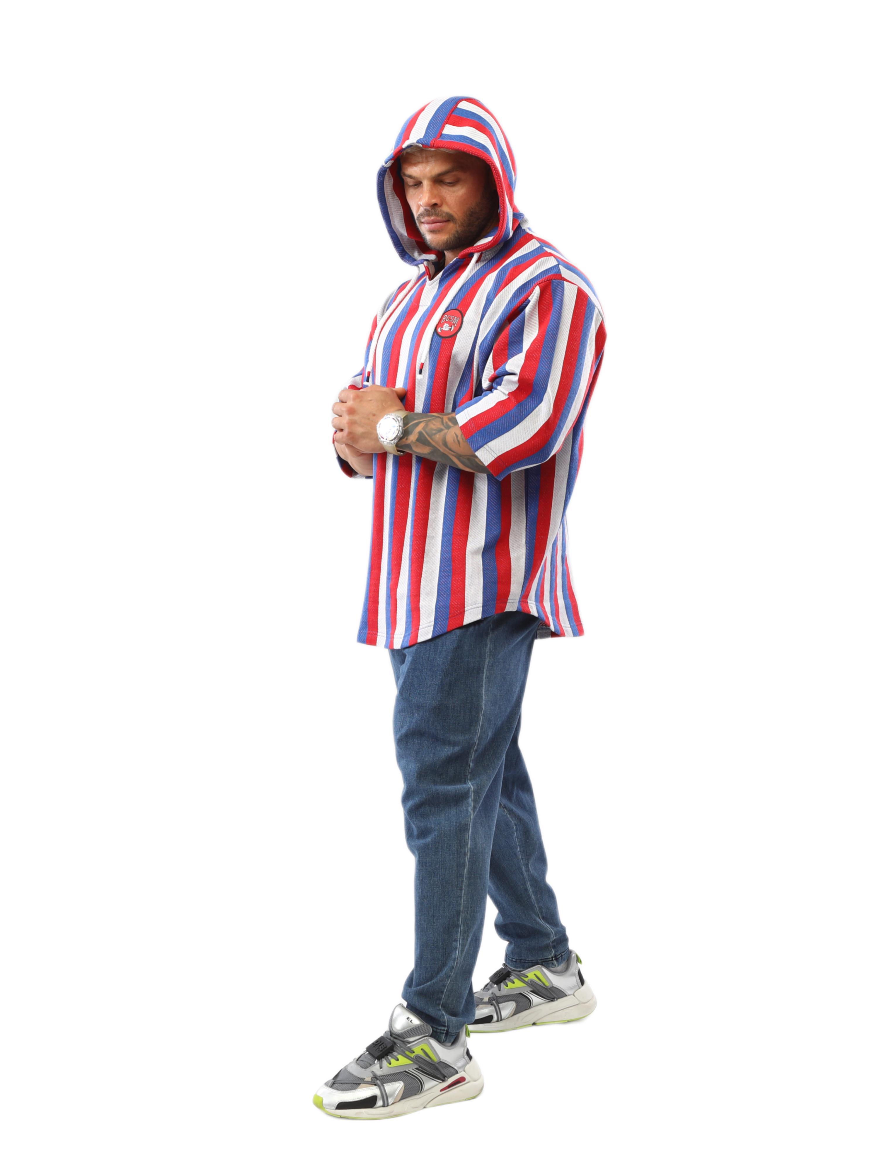 Erkek Oversize Kapşonlu Gym T-shirt BGSM 3329