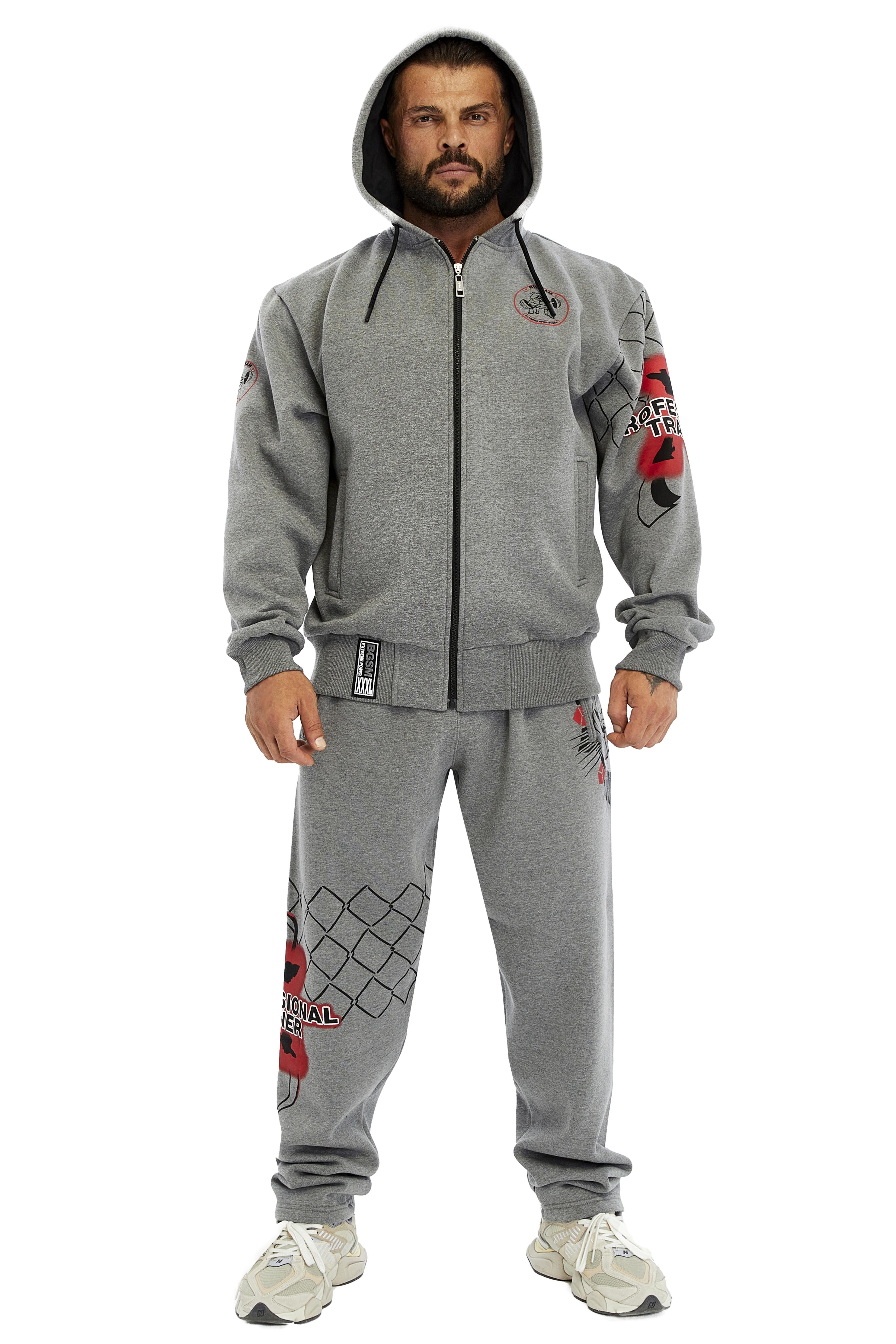 Erkek Oversize Kapşonlu Kışlık Spor Ceket Big Sam 3648