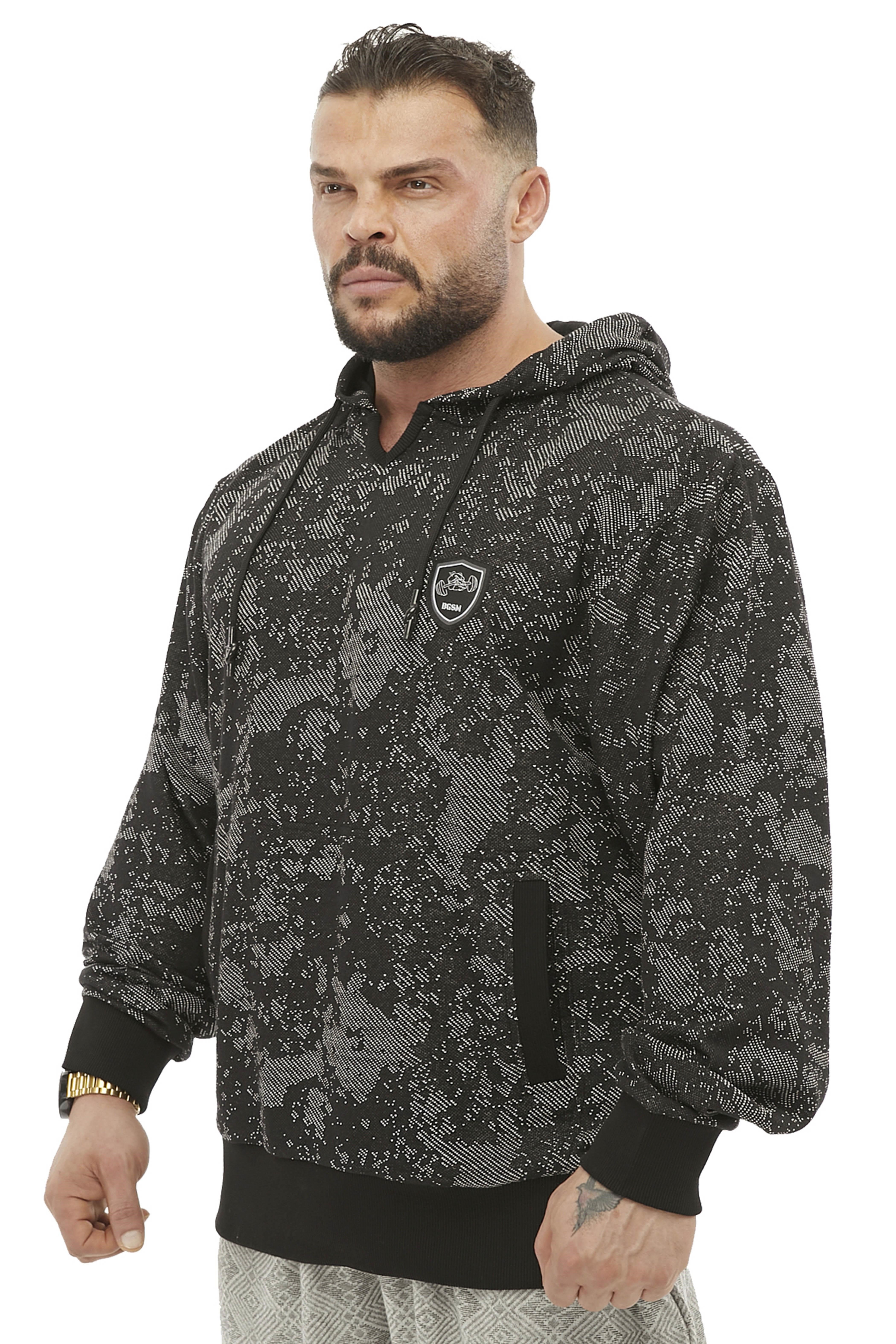 Erkek Oversize Kapşonlu Sweatshirt BGSM 4738