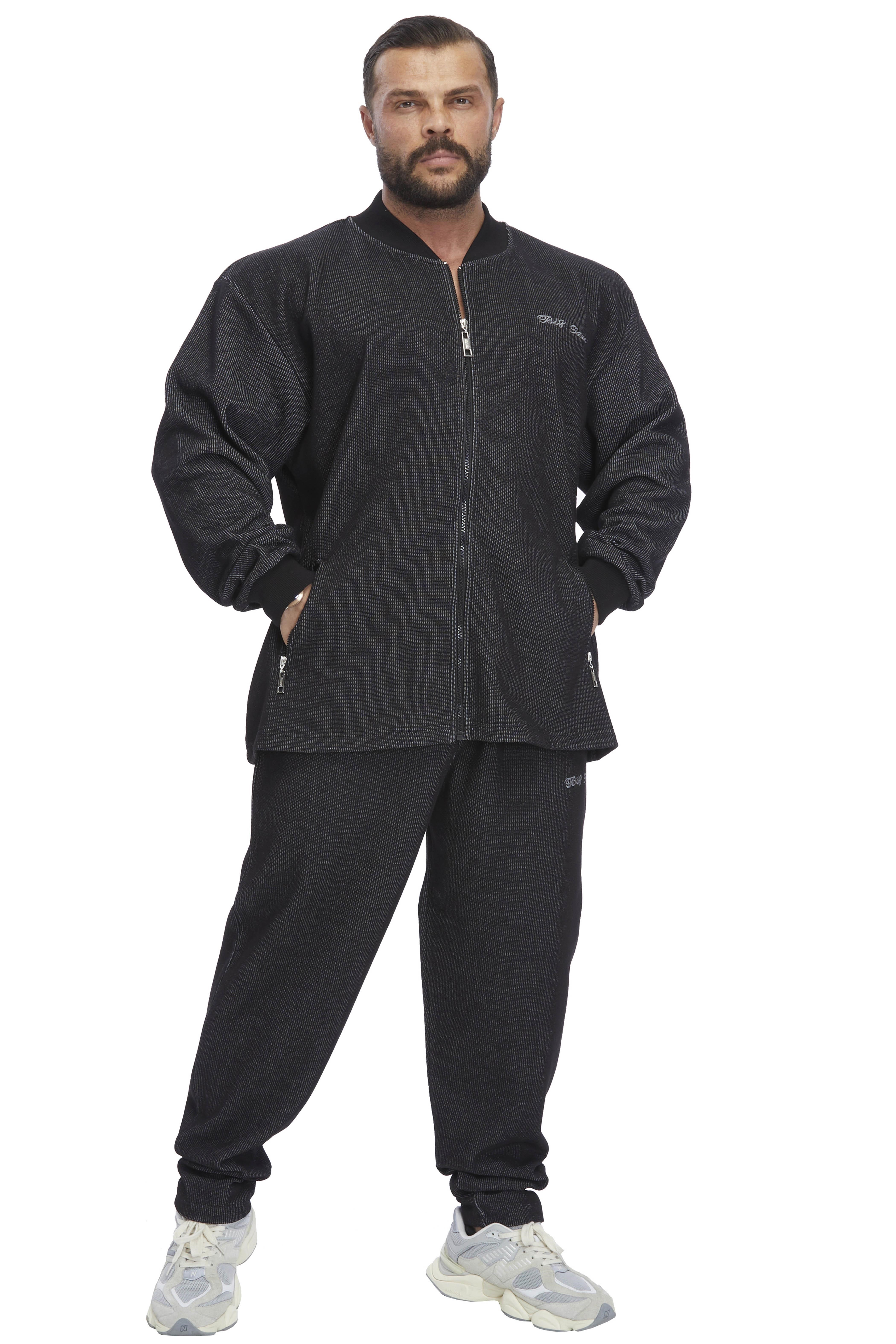 Erkek Oversize Kışlık Fermuarlı Spor Ceket BGSM 3645