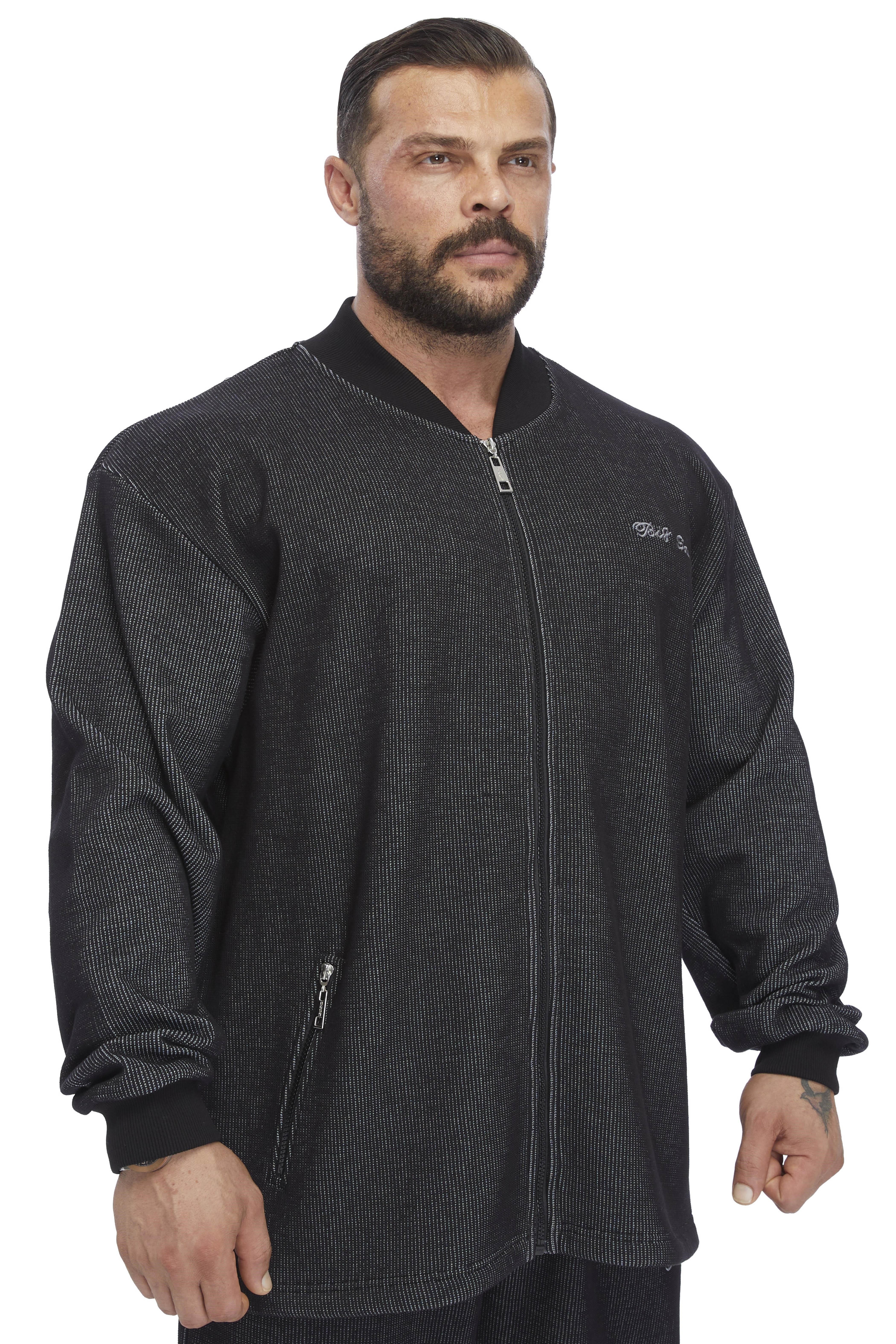 Erkek Oversize Kışlık Fermuarlı Spor Ceket BGSM 3645