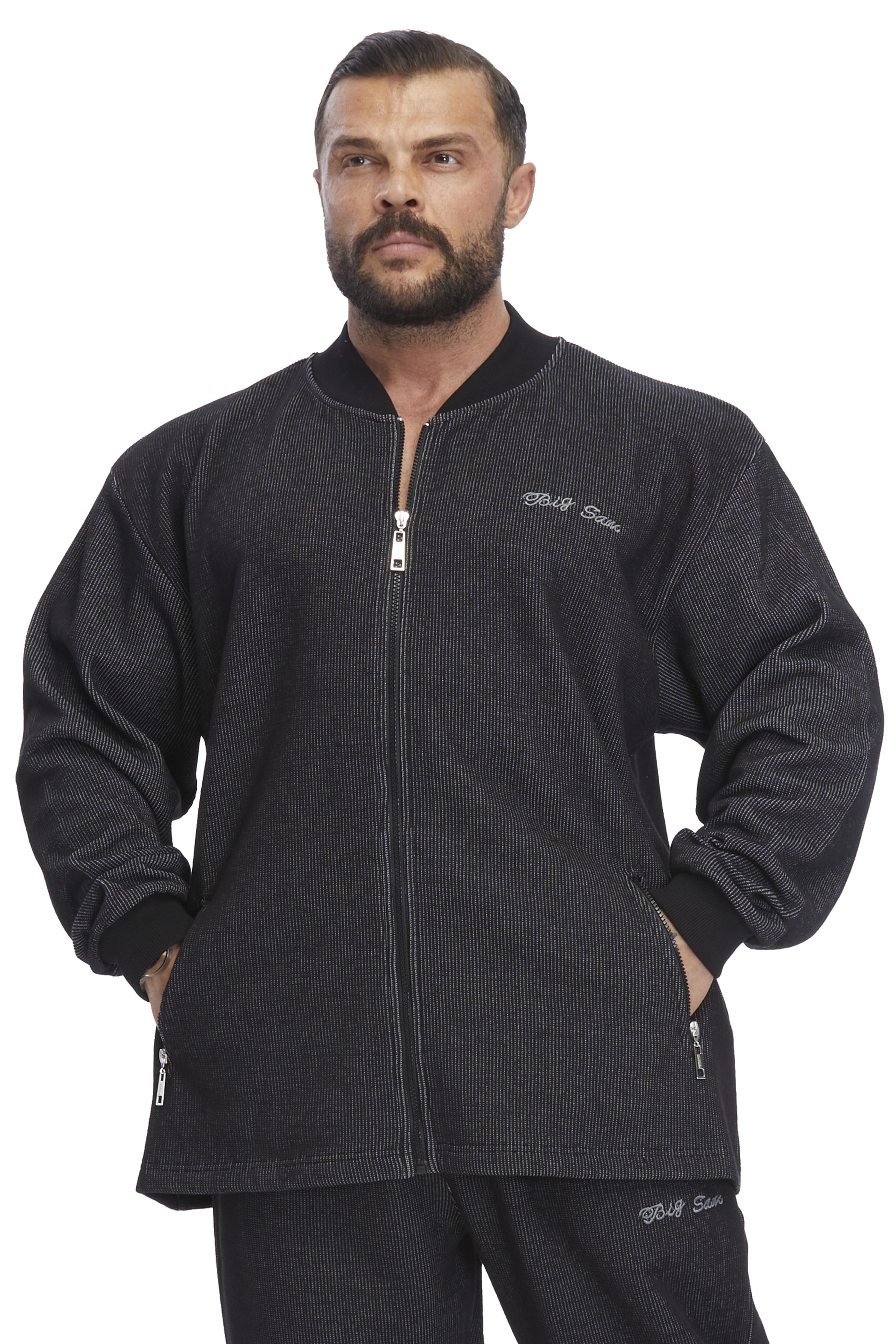 Erkek Oversize Kışlık Fermuarlı Spor Ceket BGSM 3645