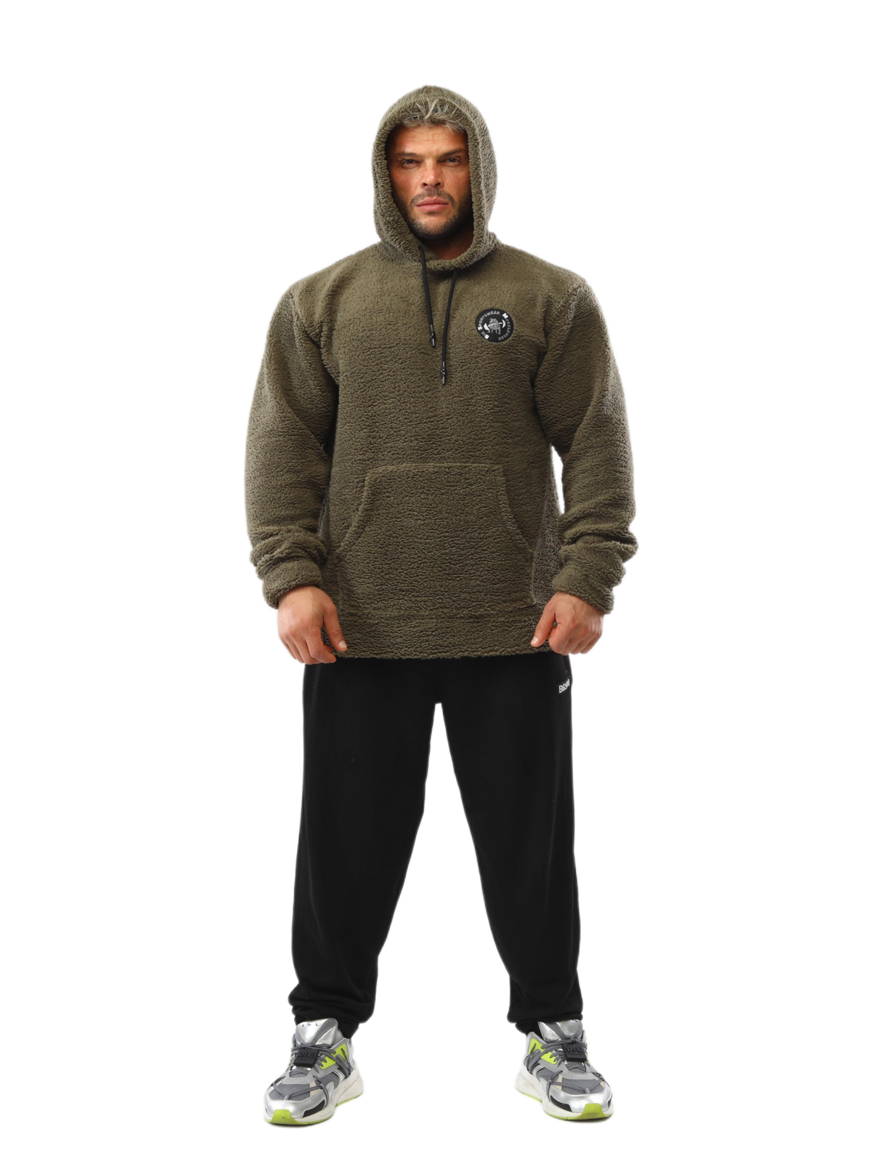 Erkek Oversize Kışlık Peluş Sweartshirt BGSM 4732