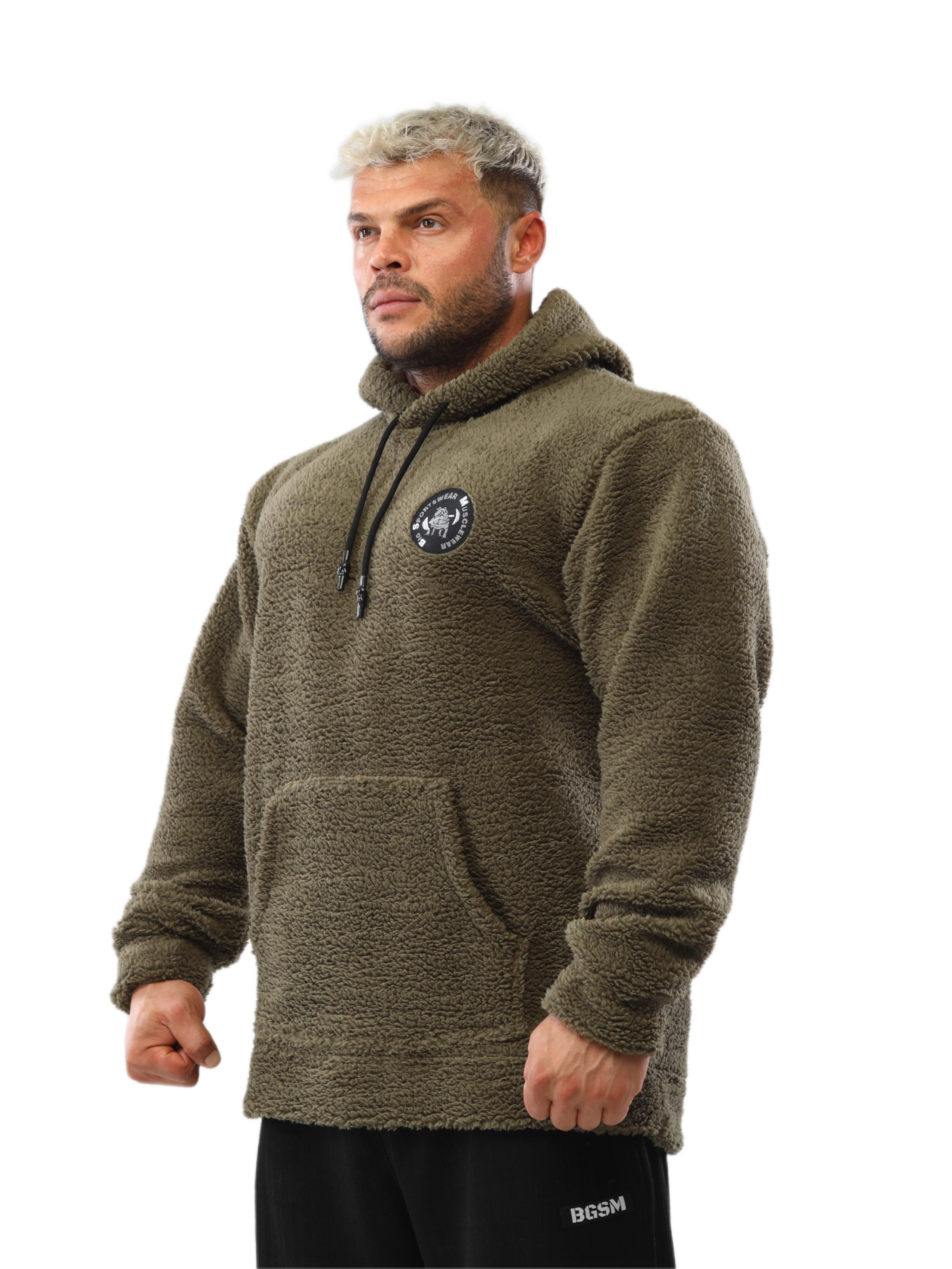 Erkek Oversize Kışlık Peluş Sweartshirt BGSM 4732