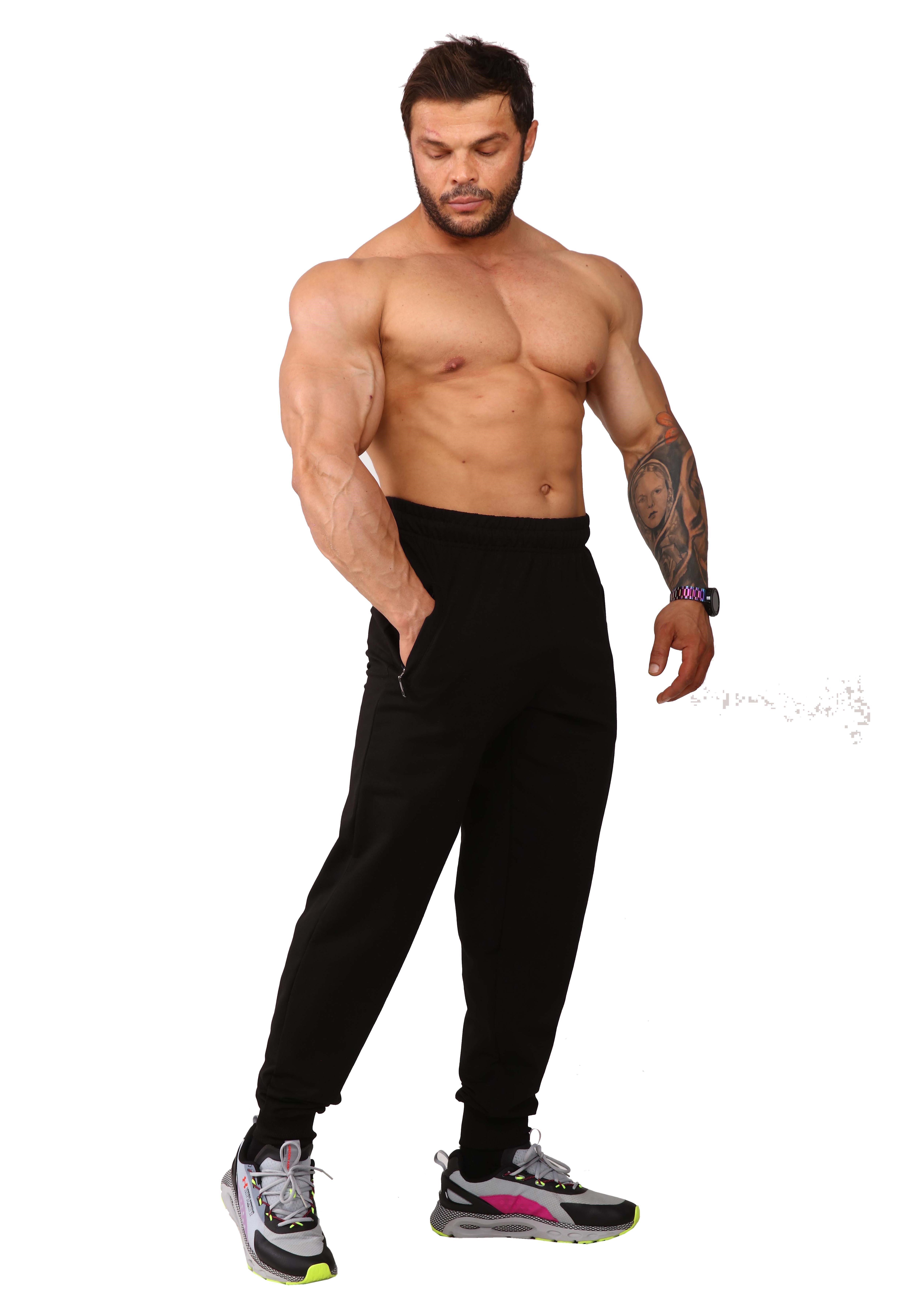Erkek Oversize Paçası Lastikli Eşofman Altı BGSM PNT1336