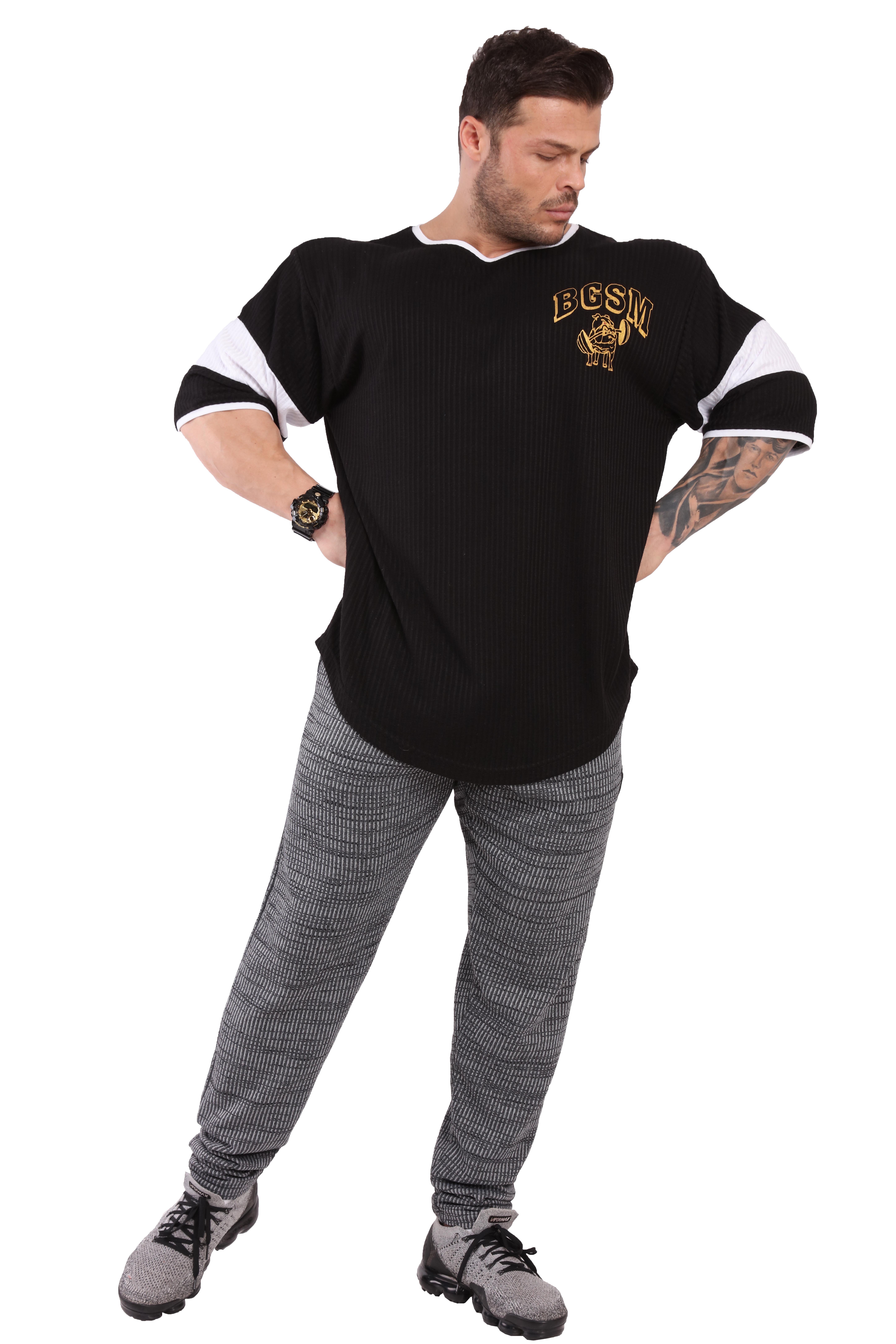 Erkek Oversize Spor T-shirt Rag Top BGSM 3270