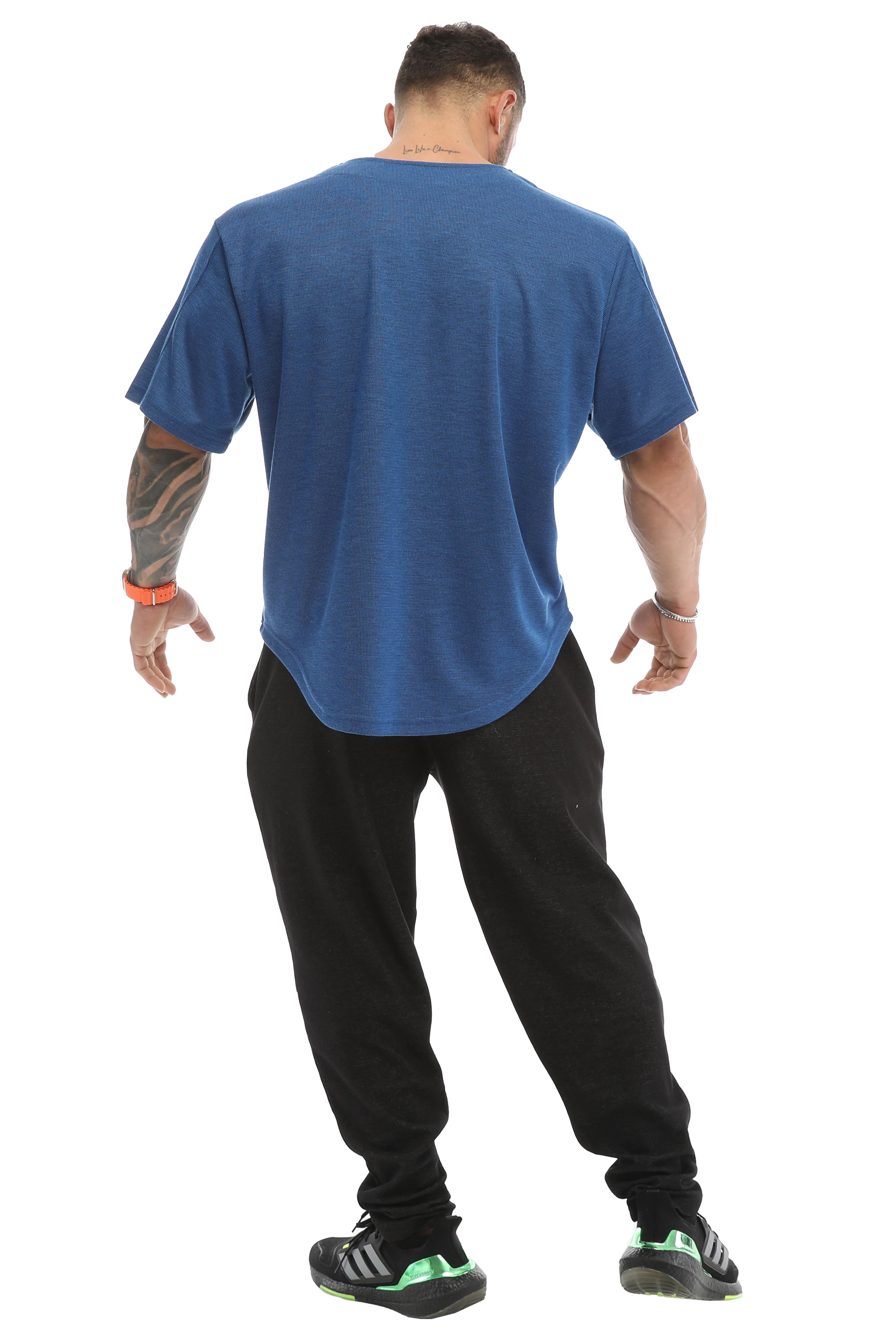 Erkek Oversize Spor Tişört Gym Rag Top Big Sam 3332
