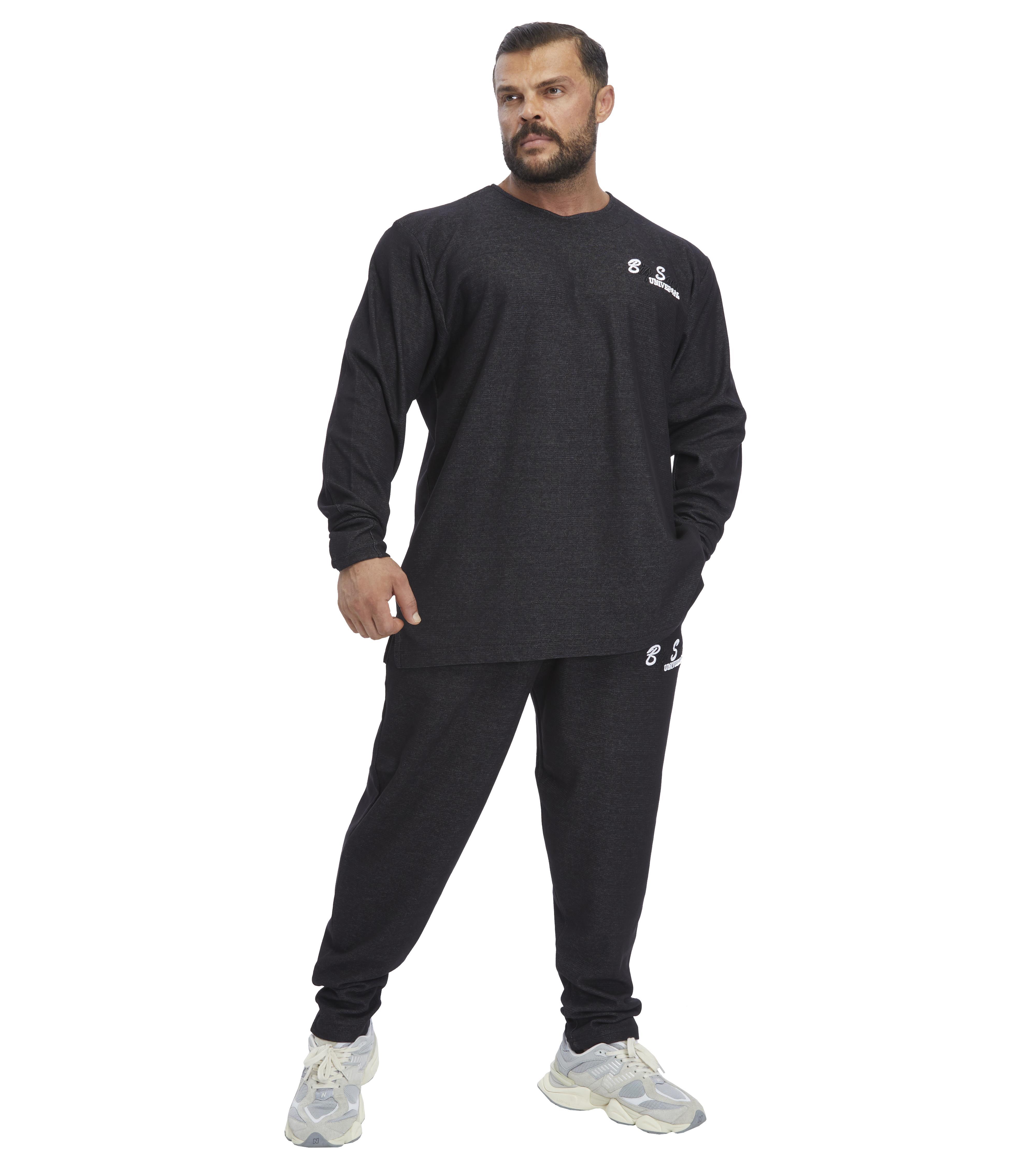 Erkek Oversize Sweatshirt Big Sam 4739