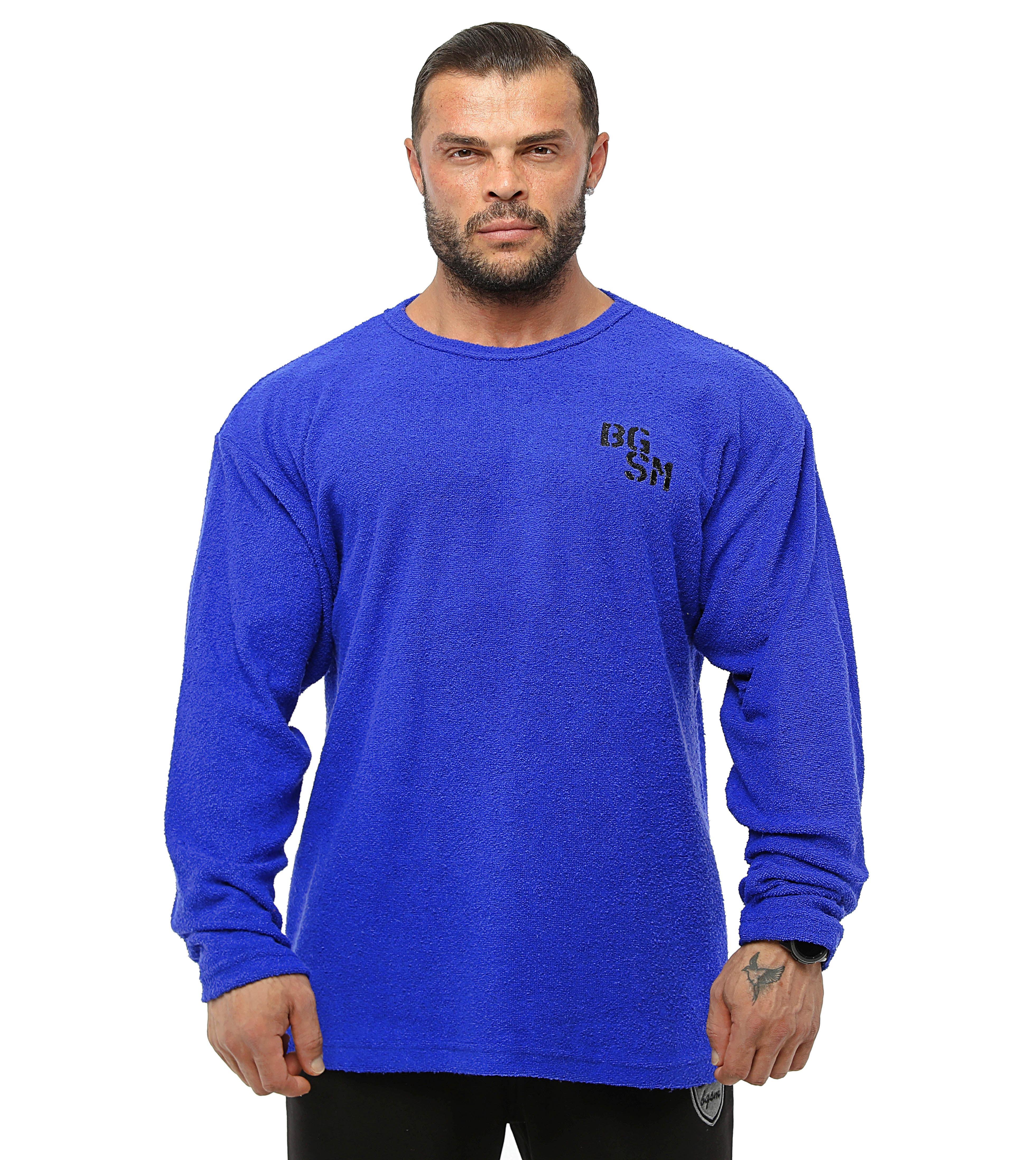 Erkek Oversize Sweatshirt, Kışlık Havlu Kumaş Kazak