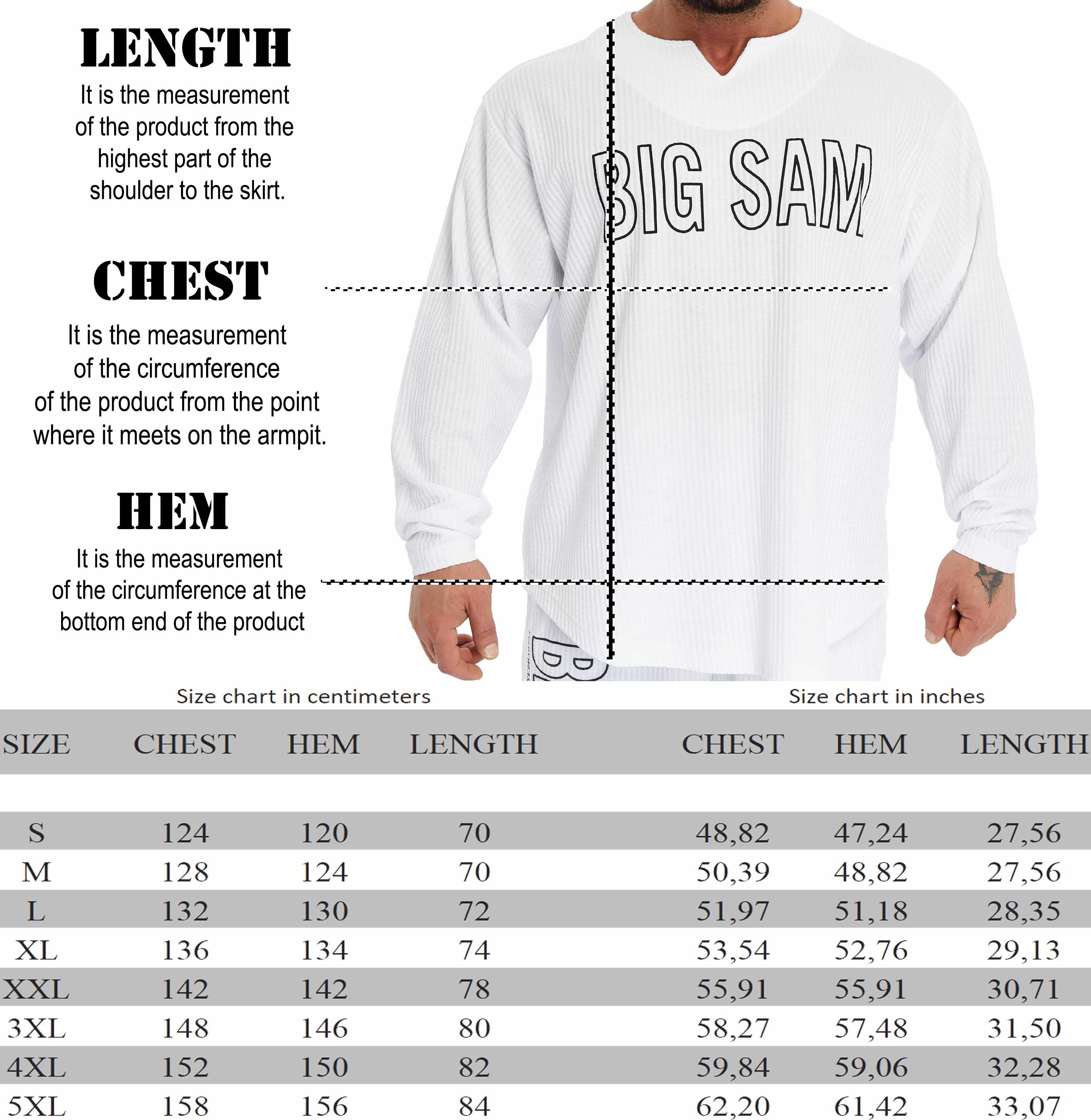 Erkek Oversize Sweatshirt Yaka Detaylı Uzun Kollu Big Sam 4743