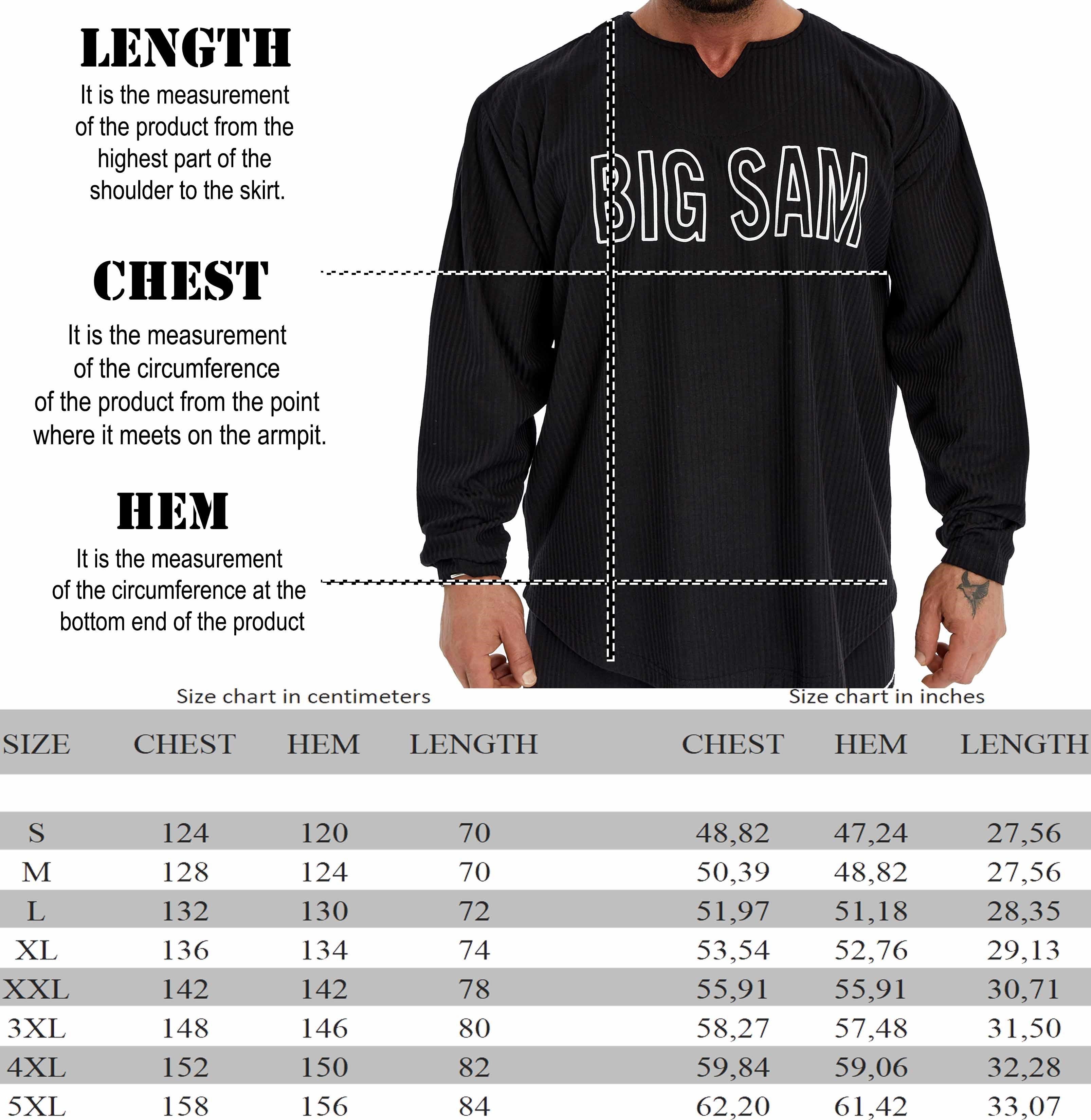 Erkek Oversize Sweatshirt Yaka Detaylı Uzun Kollu Big Sam 4743