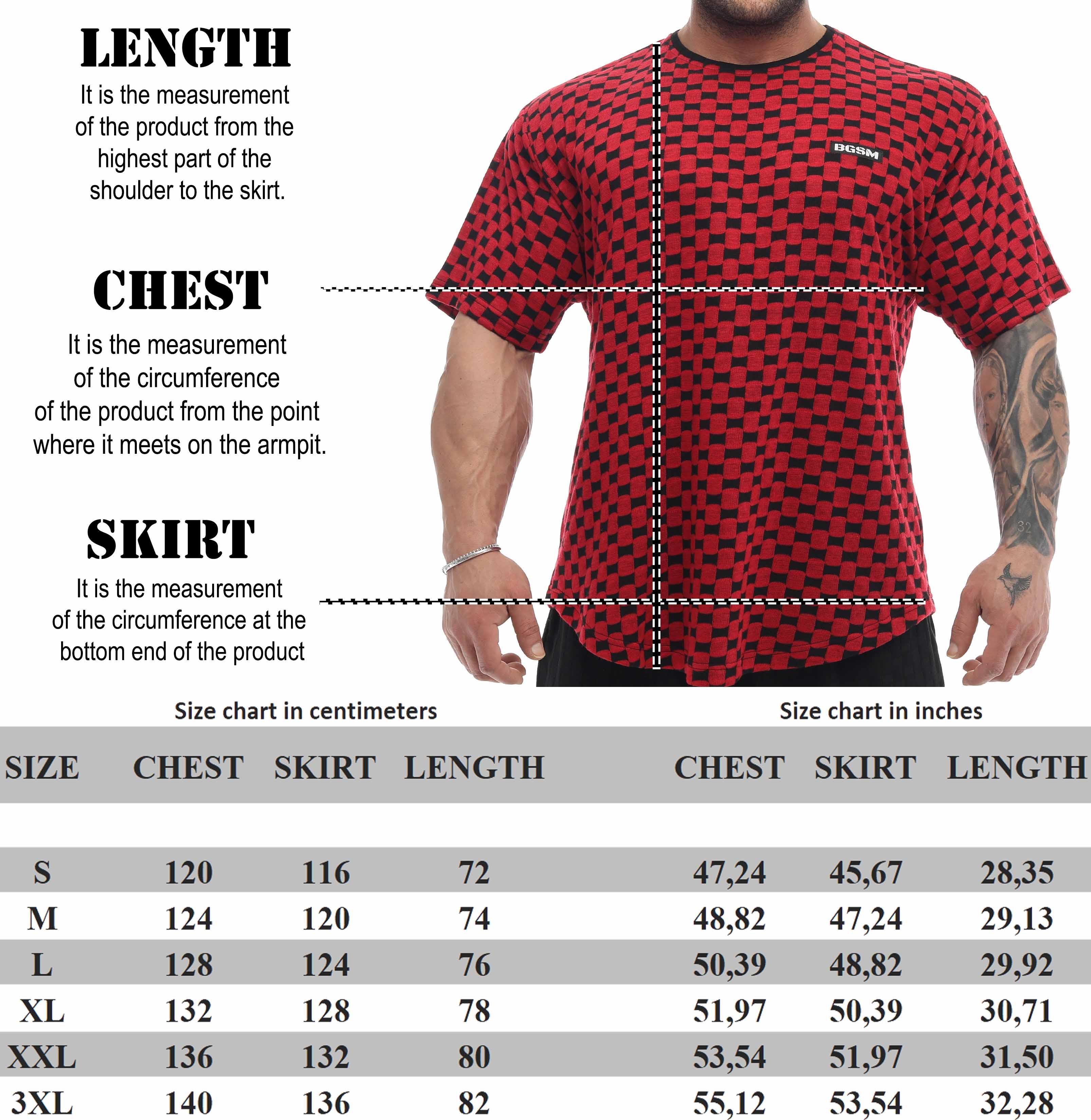 Erkek Oversize T-shirt Aktif Yaşam Üstü Damalı Gym Rag Top 3336