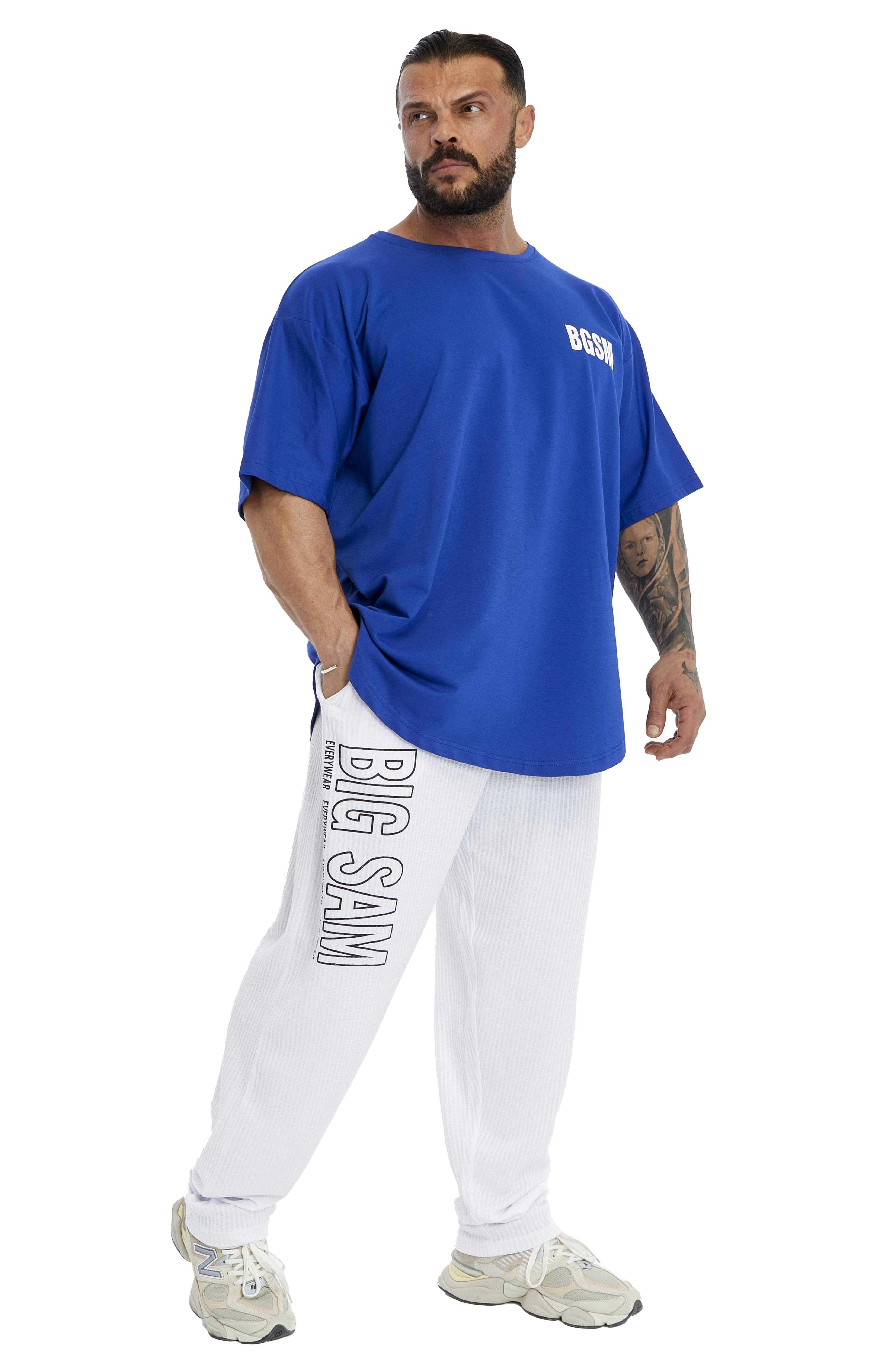 Erkek Oversize T-shirt Gym Rag Top BGSM 3379