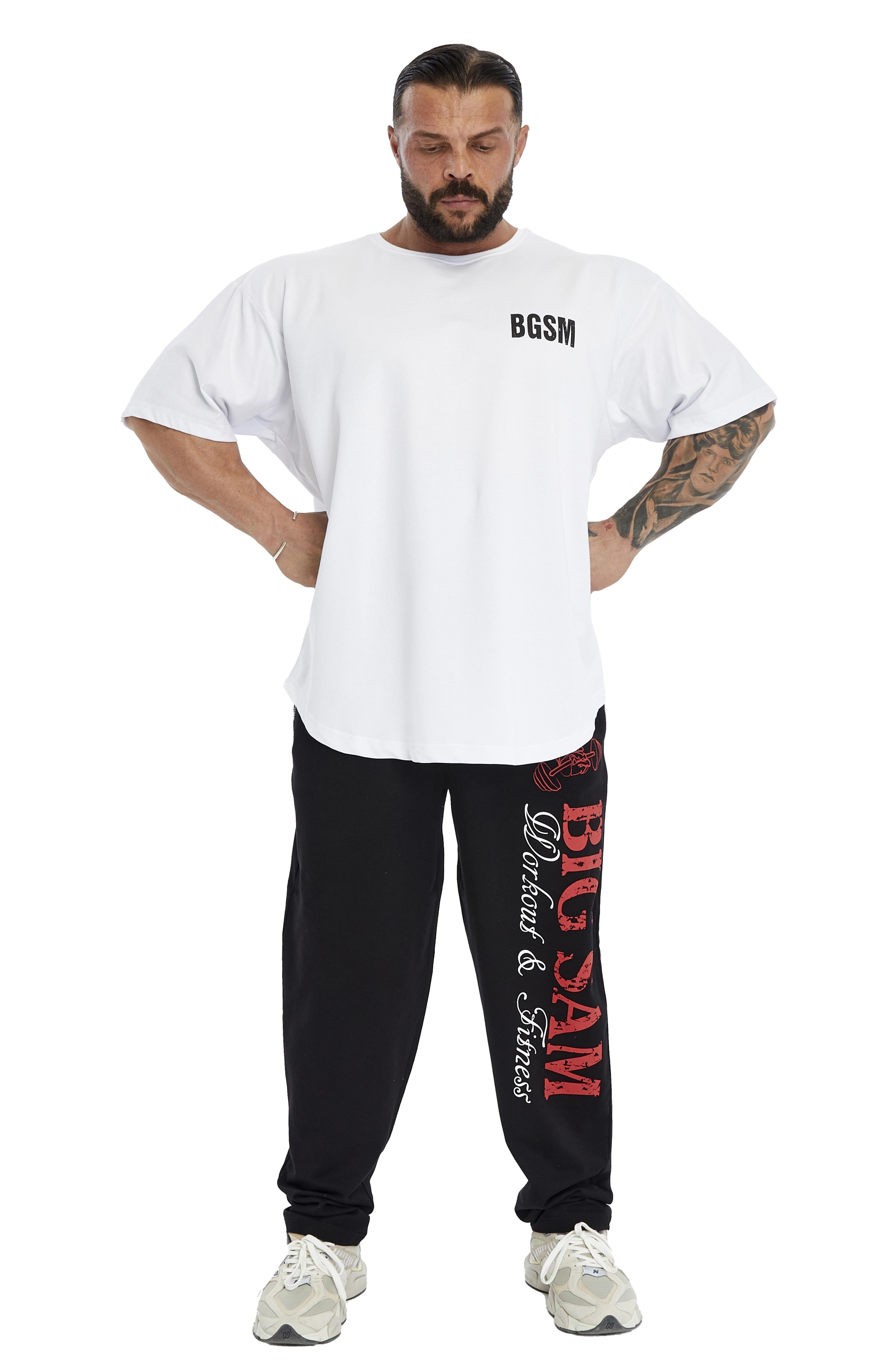 Erkek Oversize T-shirt Gym Rag Top BGSM 3379