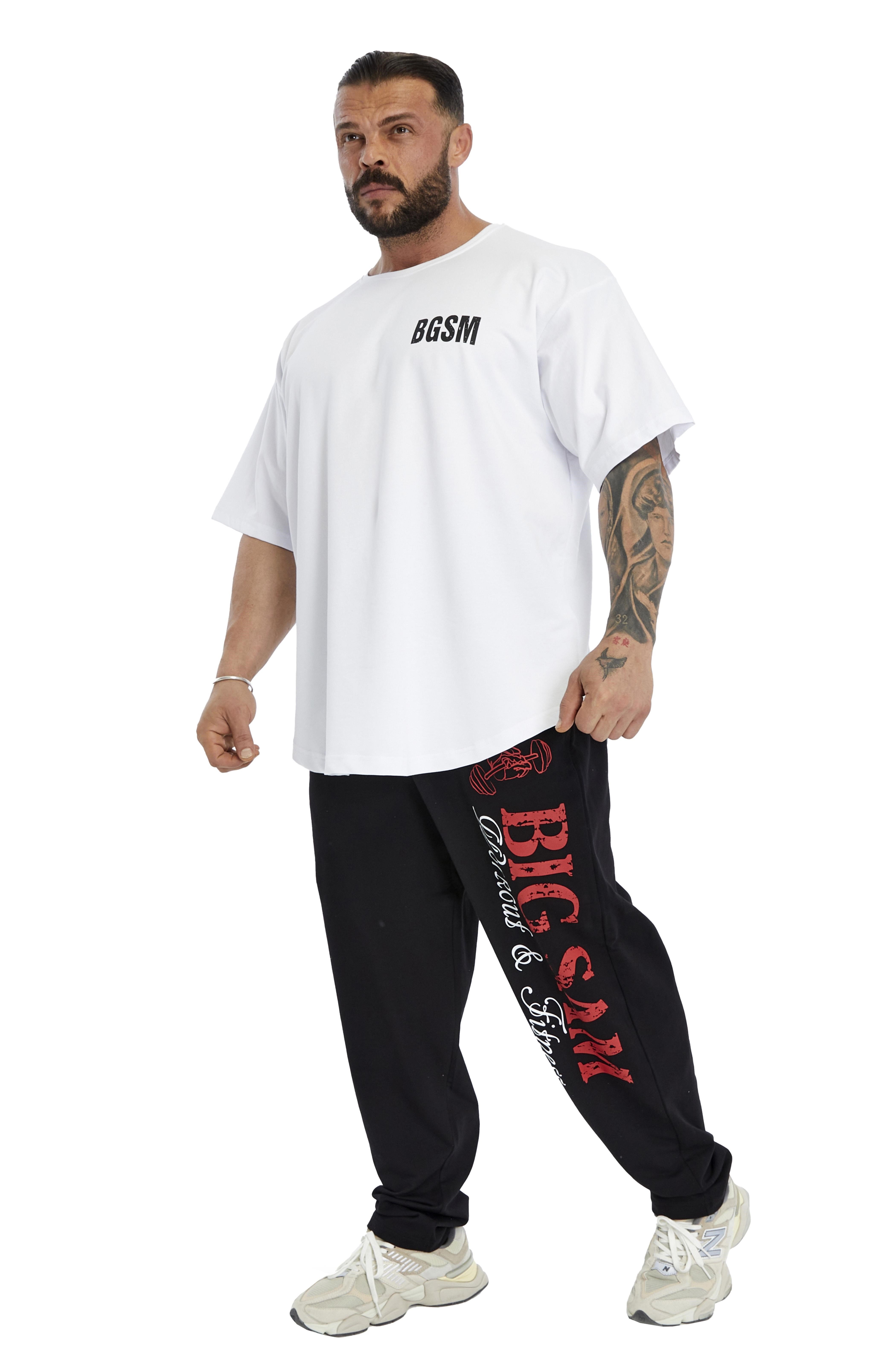 Erkek Oversize T-shirt Gym Rag Top BGSM 3379