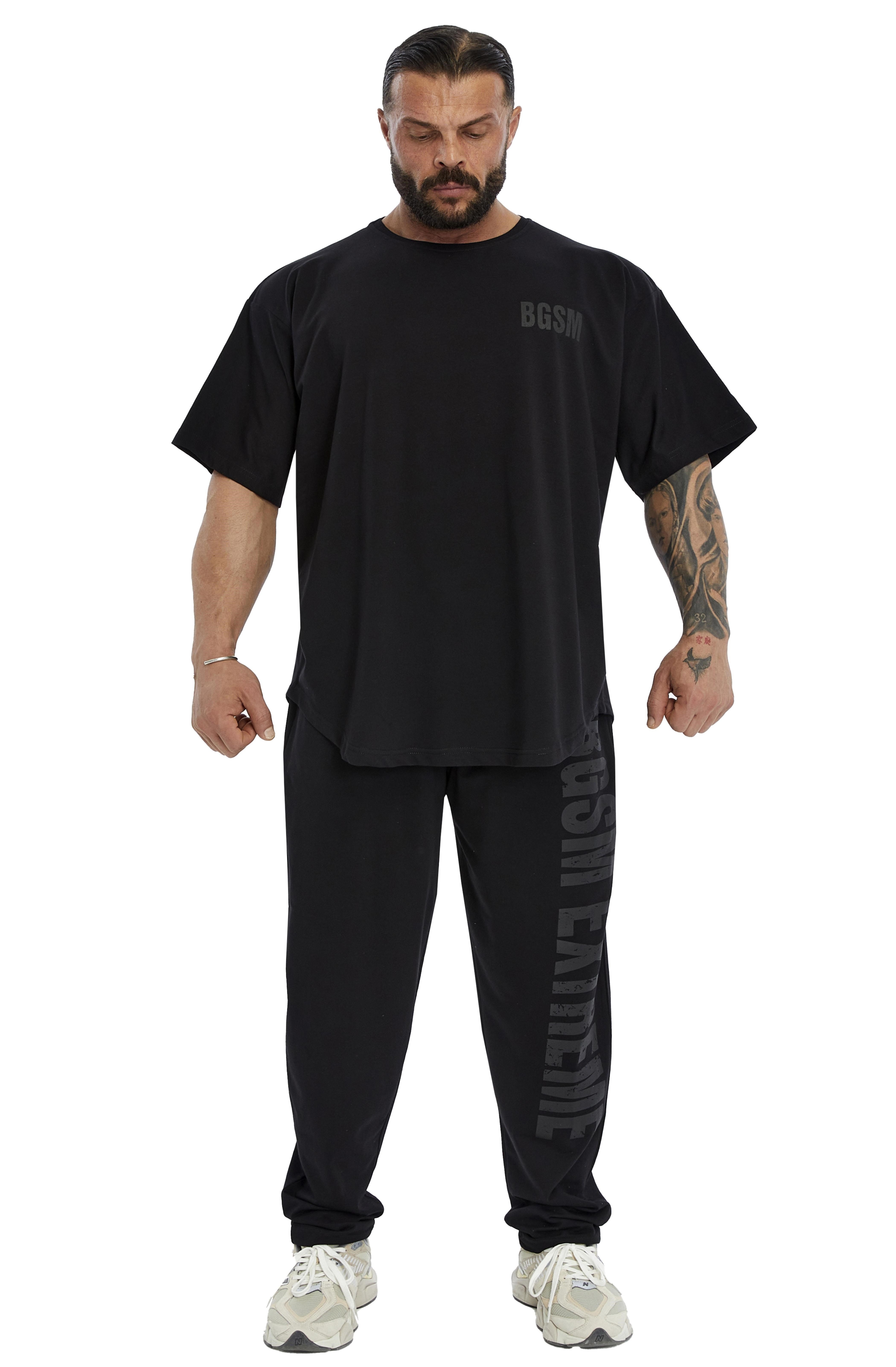 Erkek Oversize T-shirt Gym Rag Top BGSM 3379