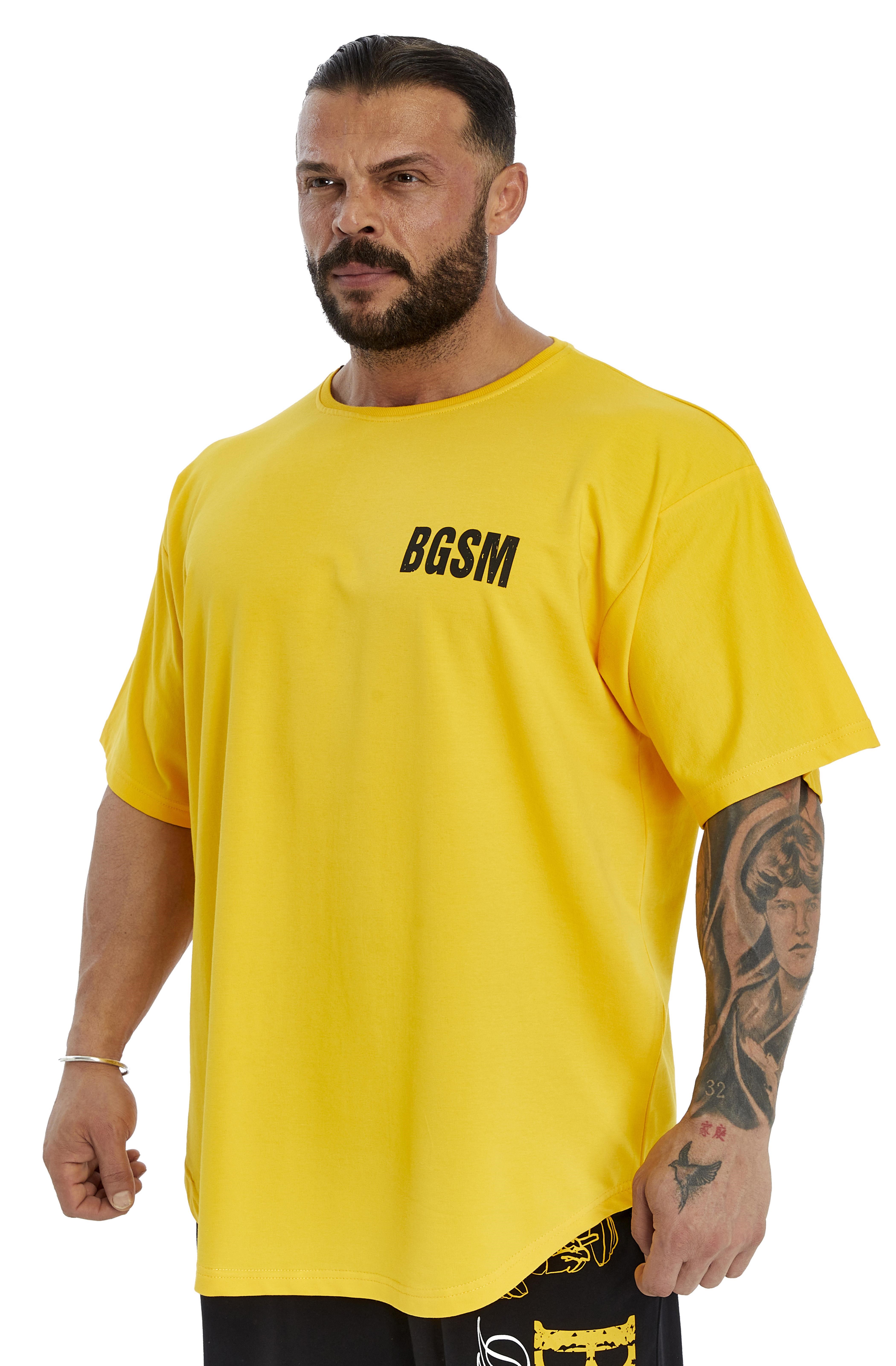 Erkek Oversize T-shirt Gym Rag Top BGSM 3379