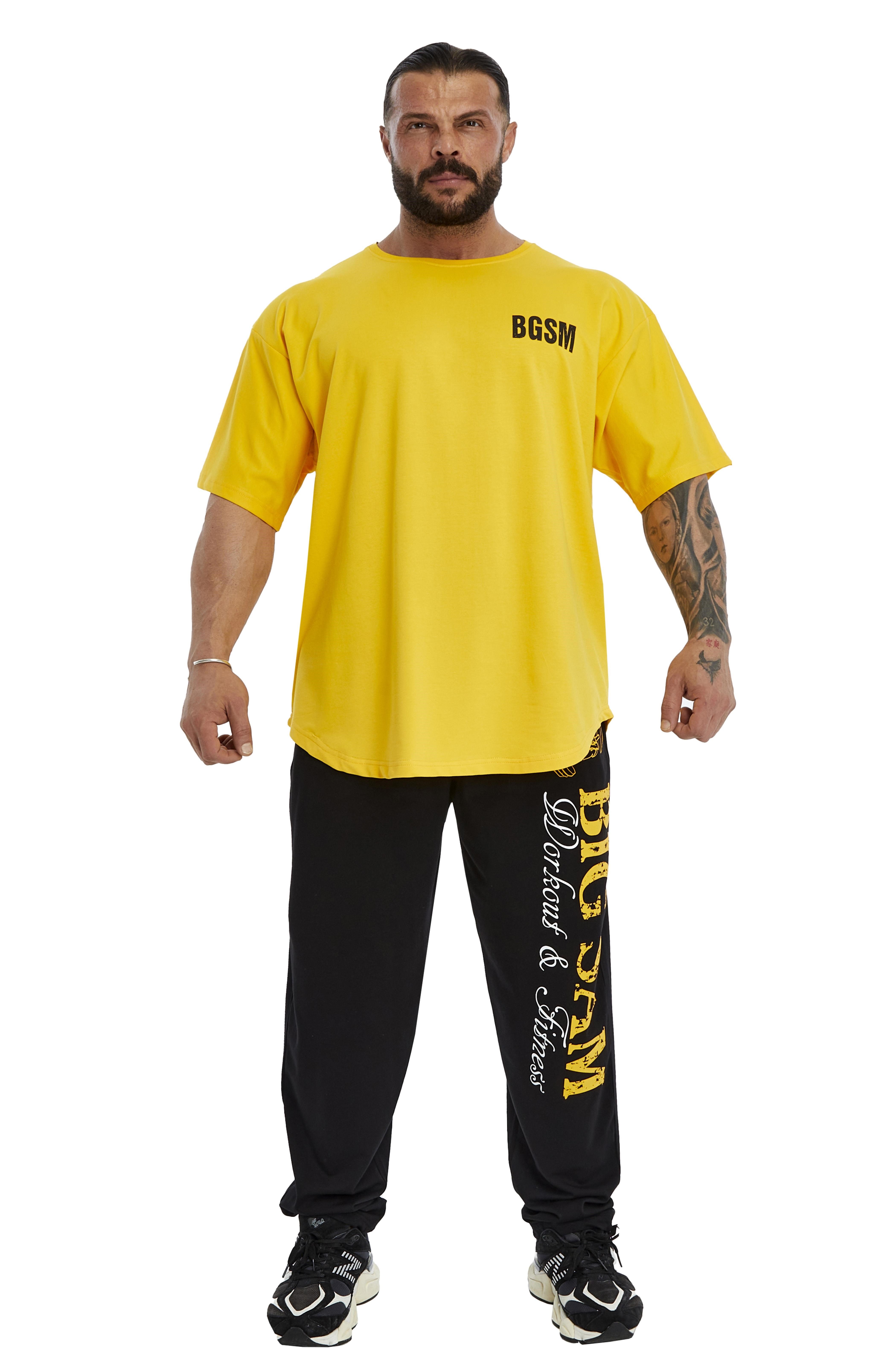 Erkek Oversize T-shirt Gym Rag Top BGSM 3379