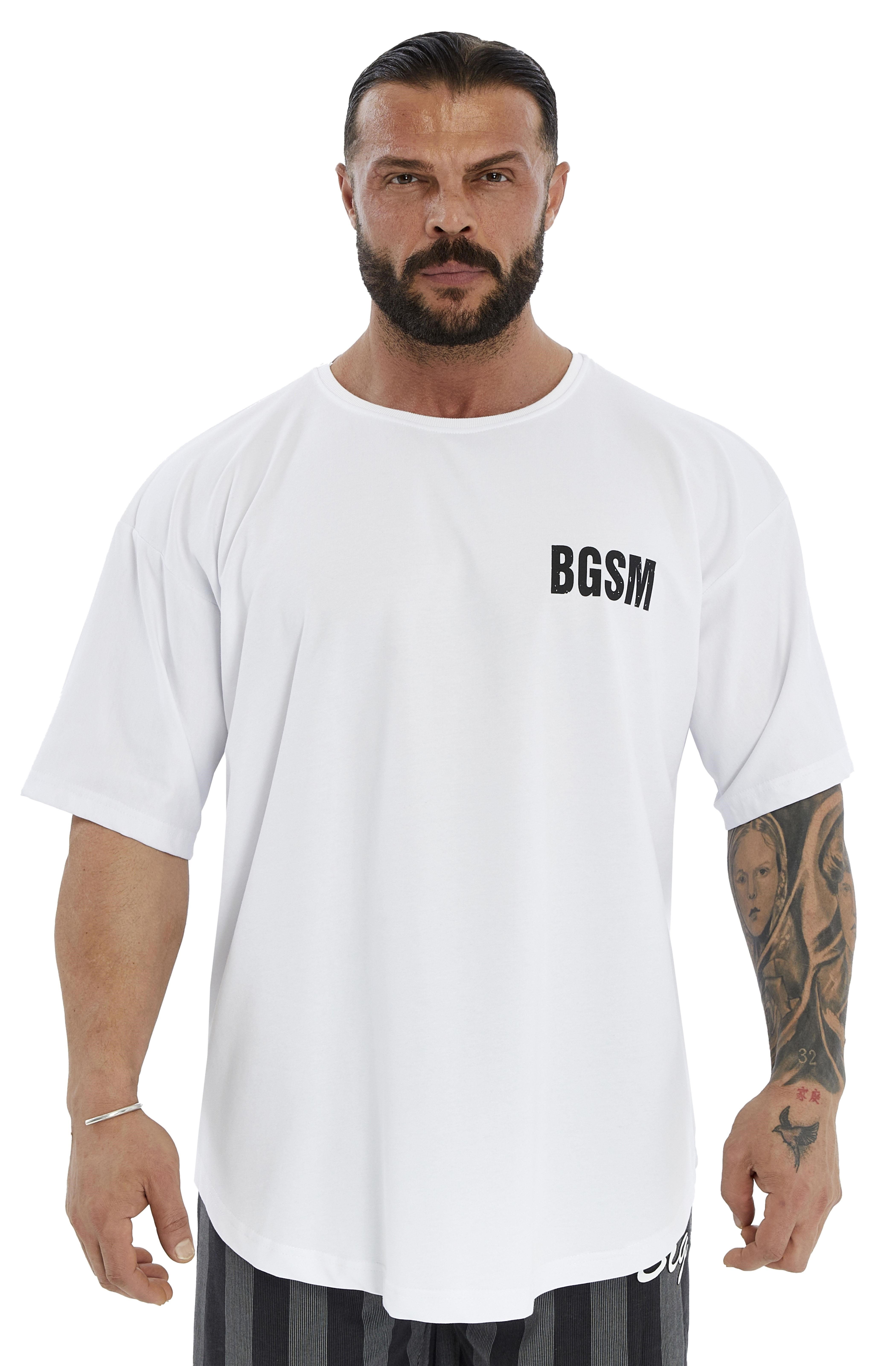 Erkek Oversize T-shirt Gym Rag Top BGSM 3379