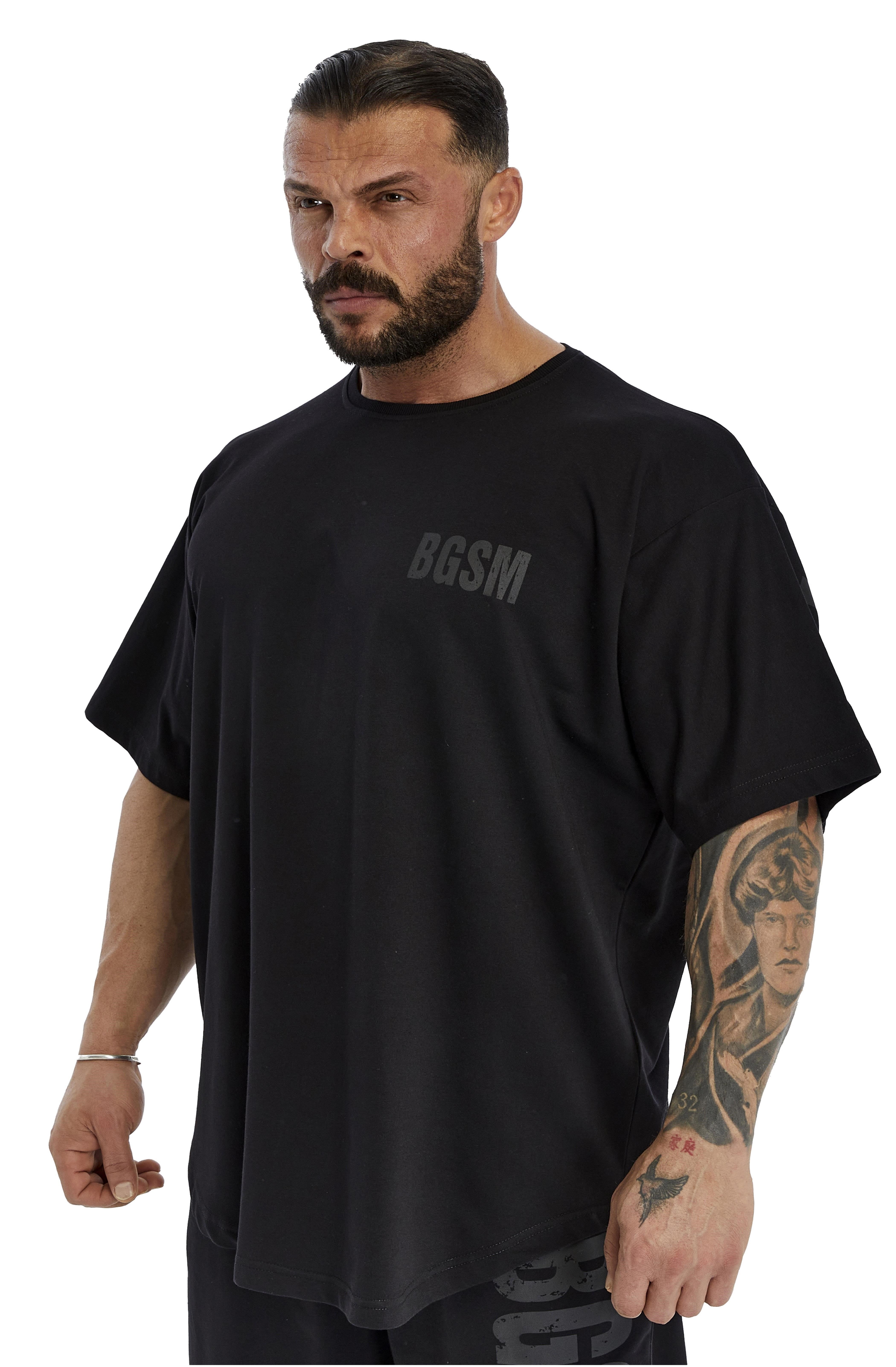 Erkek Oversize T-shirt Gym Rag Top BGSM 3379