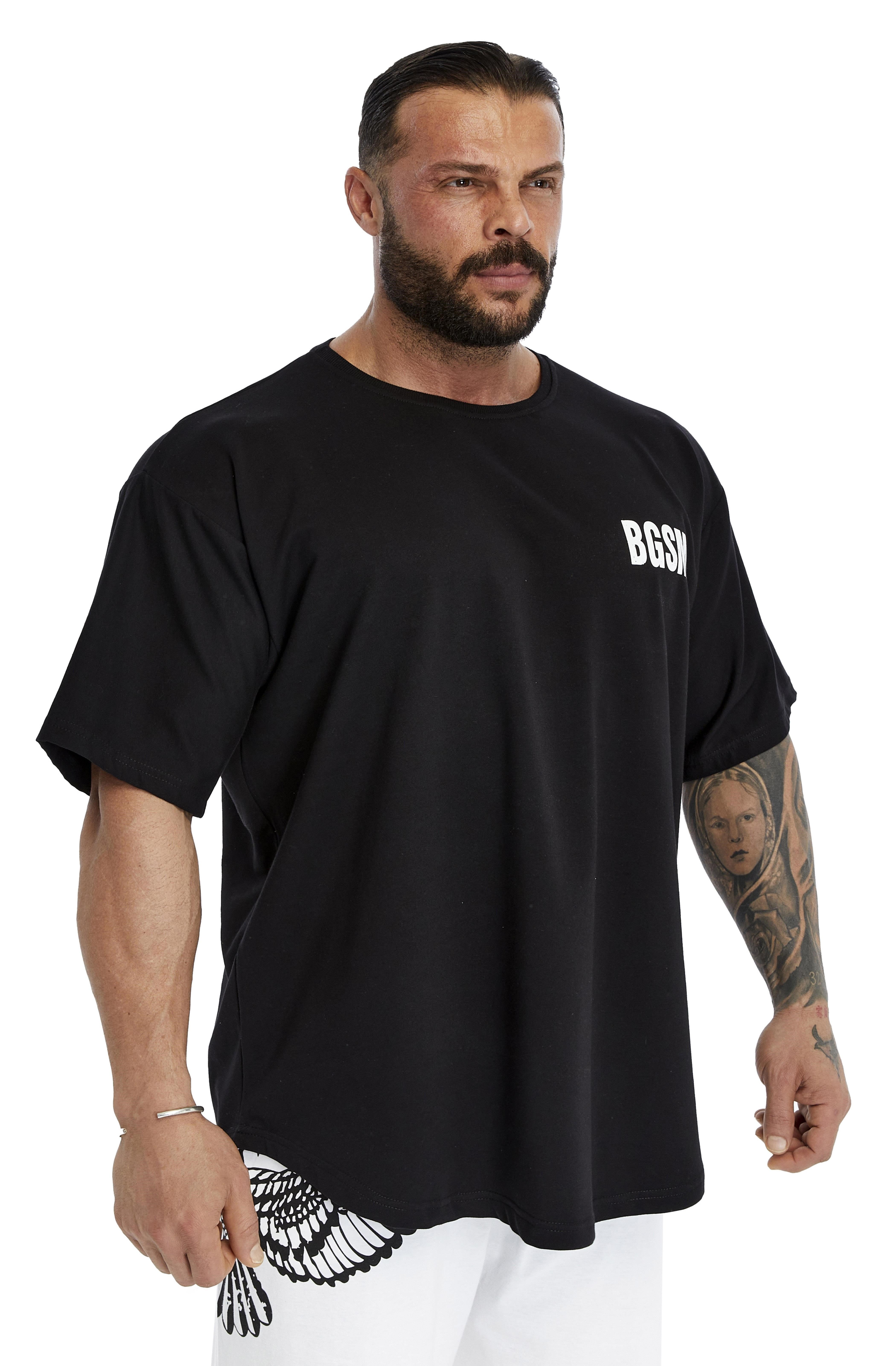 Erkek Oversize T-shirt Gym Rag Top BGSM 3379