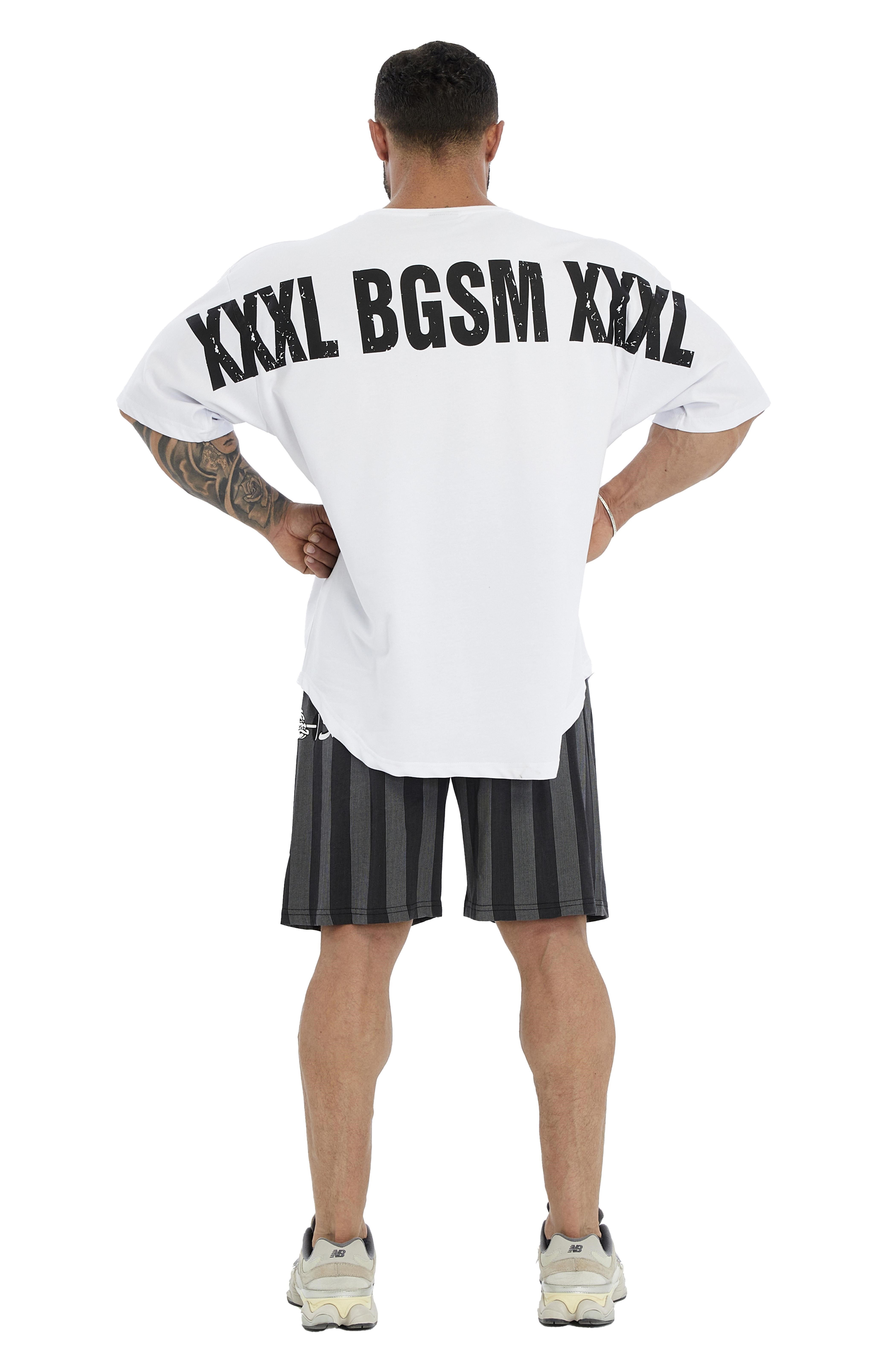 Erkek Oversize T-shirt Gym Rag Top BGSM 3379