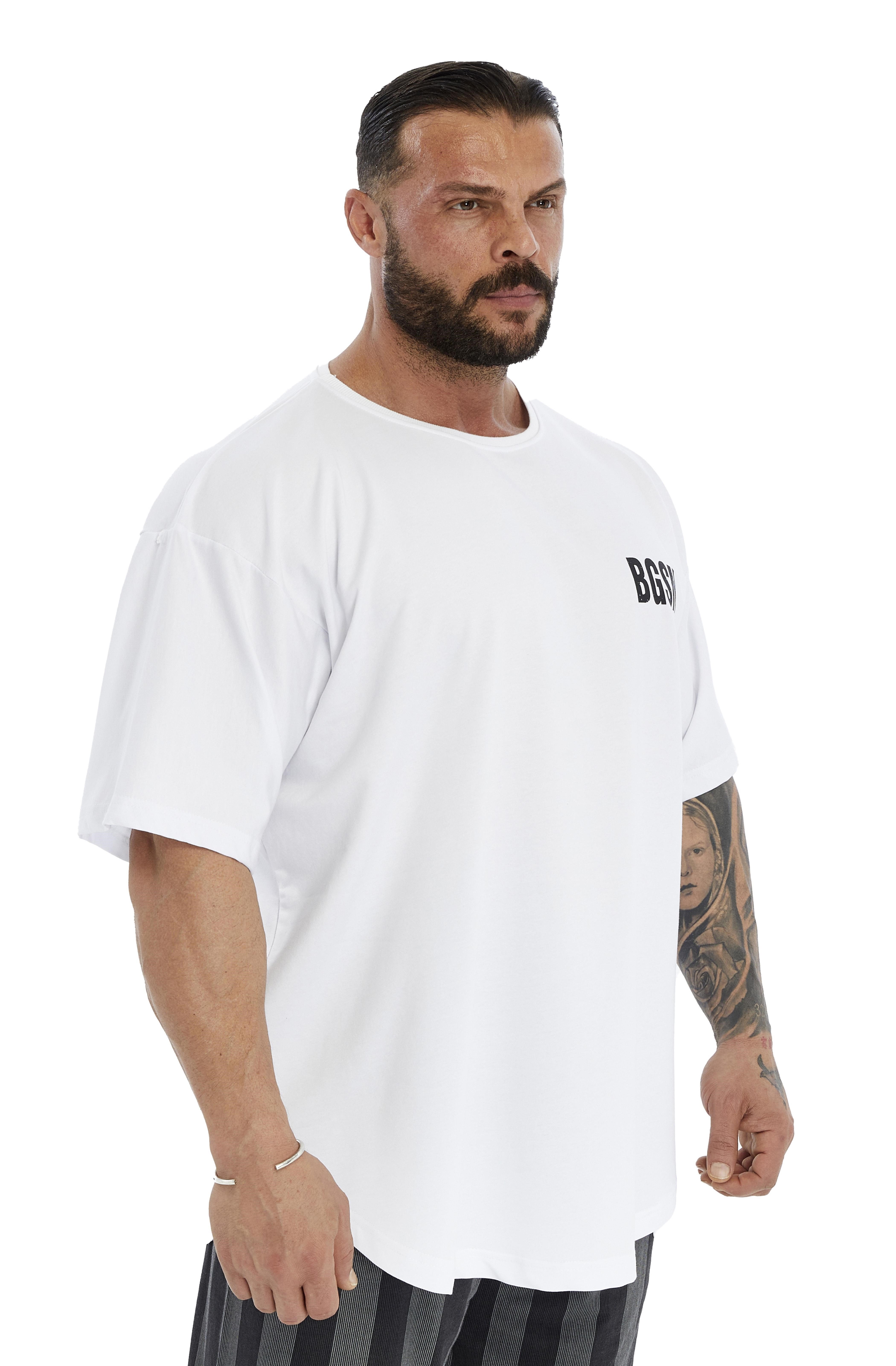 Erkek Oversize T-shirt Gym Rag Top BGSM 3379
