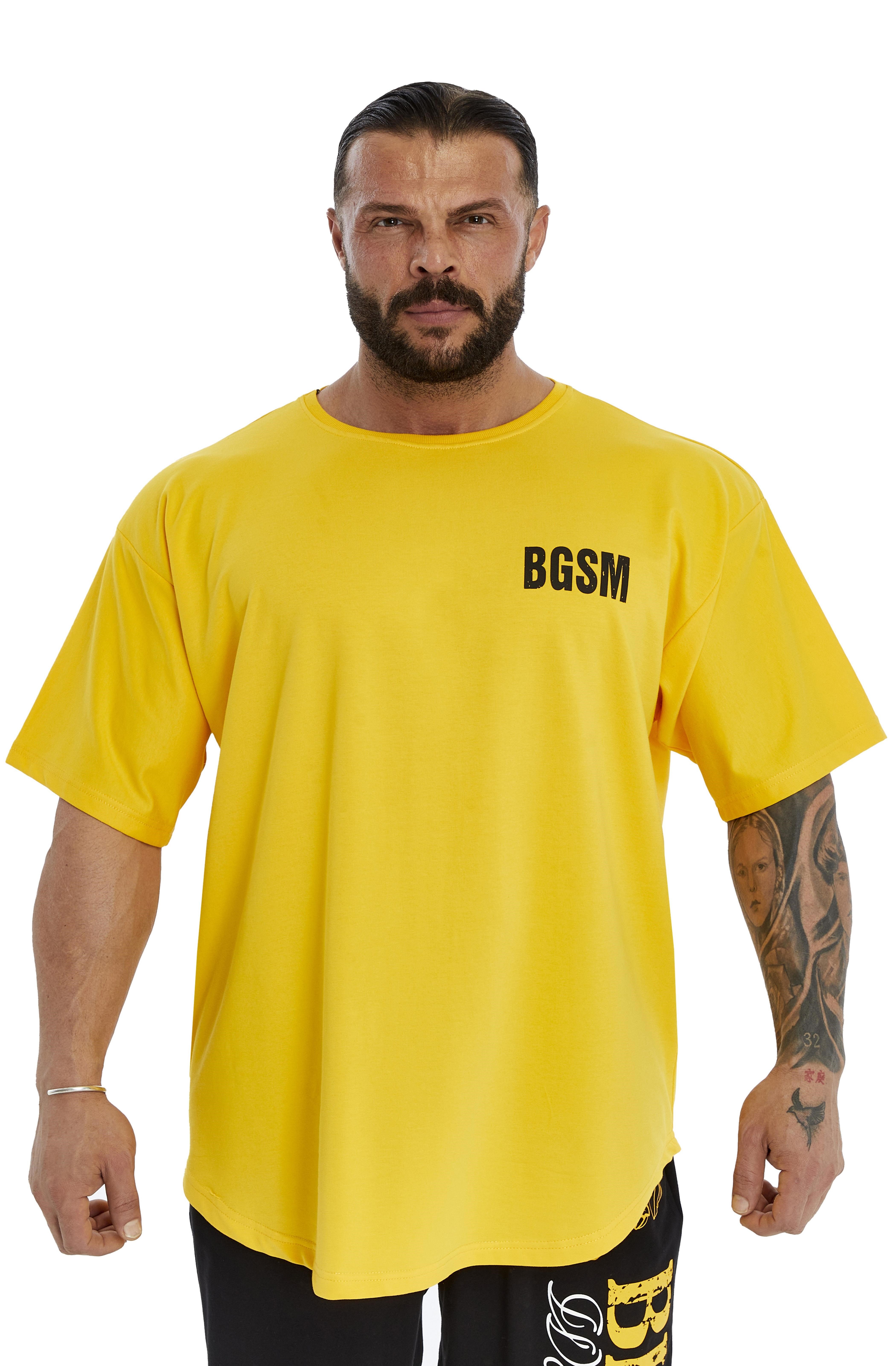Erkek Oversize T-shirt Gym Rag Top BGSM 3379
